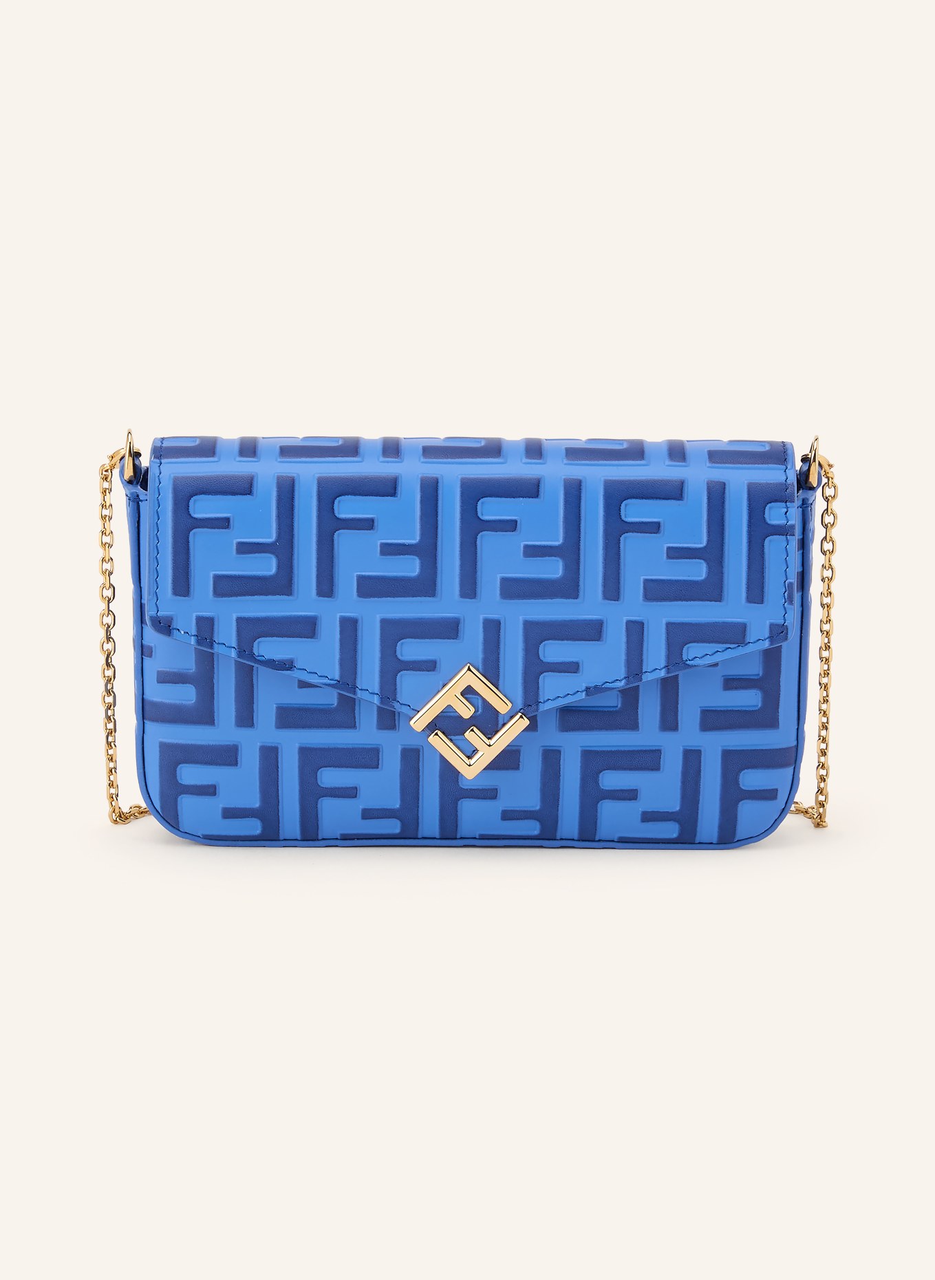 FENDI Wallet: BLUE / GOLD / DARK BLUE