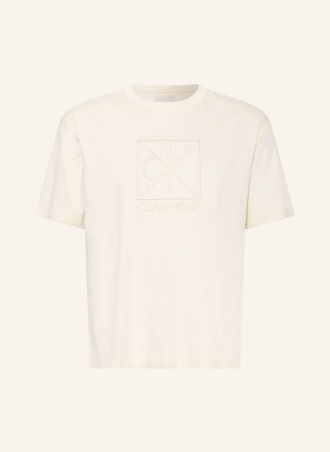 Calvin Klein T-Shirt: ECRU