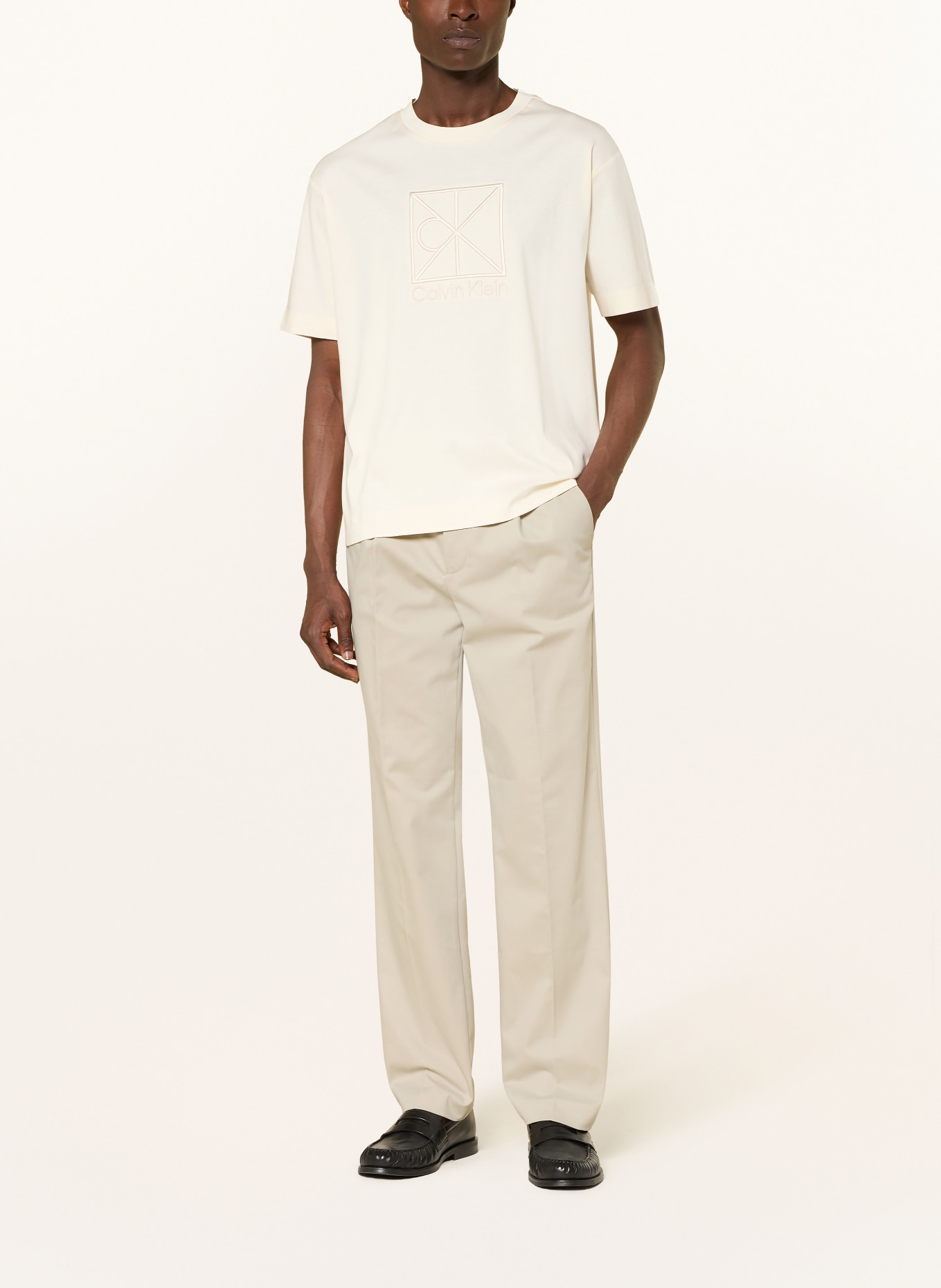 Calvin Klein T-Shirt: ECRU