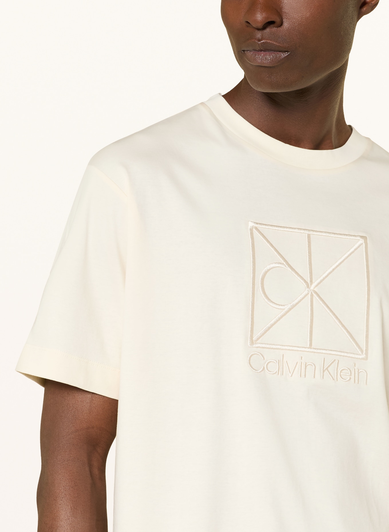 Calvin Klein T-Shirt: ECRU