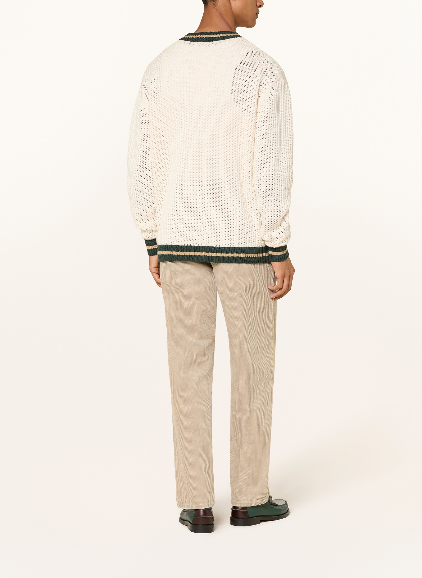 LES DEUX Pantalon en velours côtelé coupe ample: BEIGE