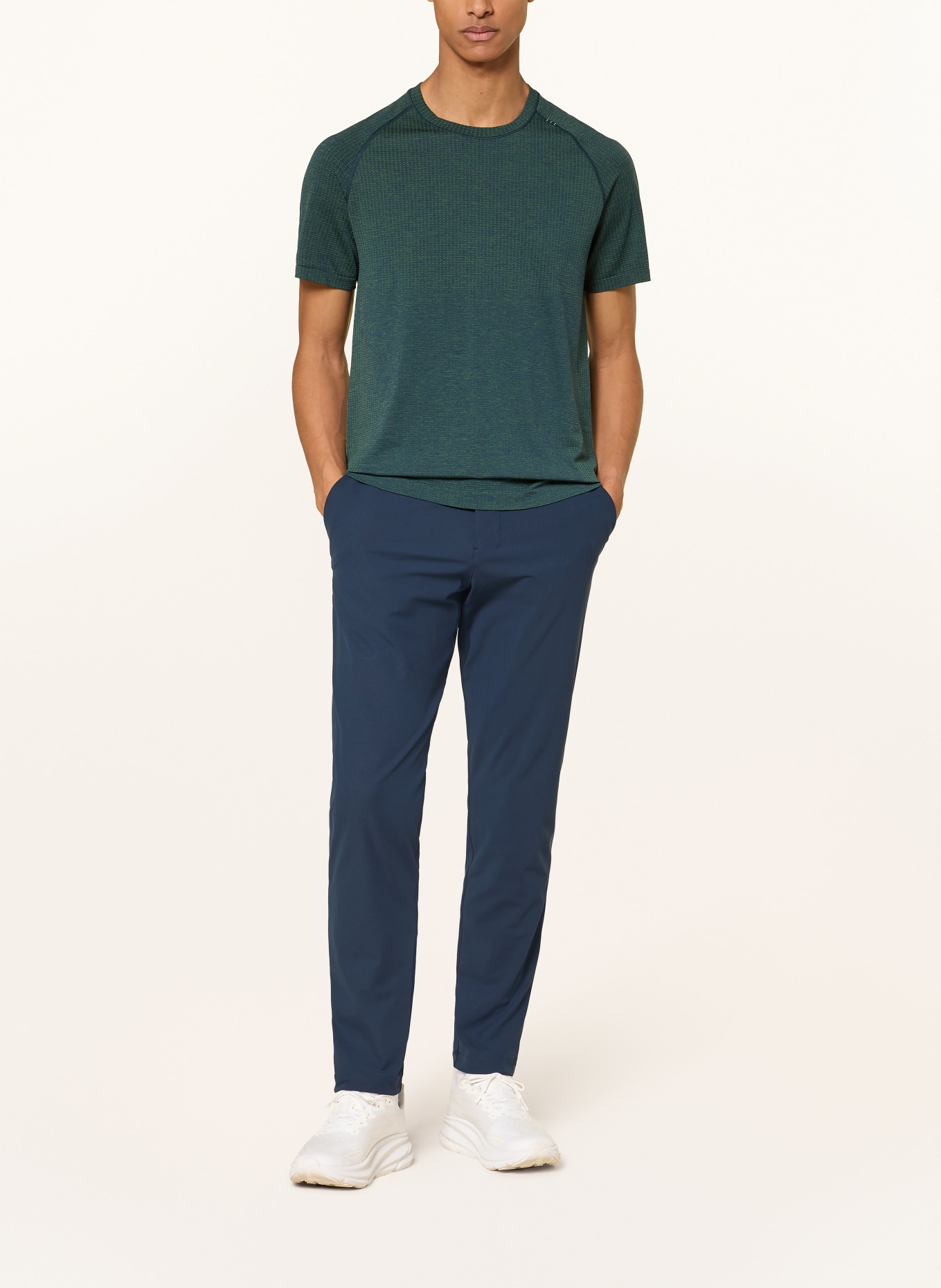 lululemon METAL VENT TECH SHORT SLEEVE 3.0 T-shirt: DARK GREEN / DARK BLUE