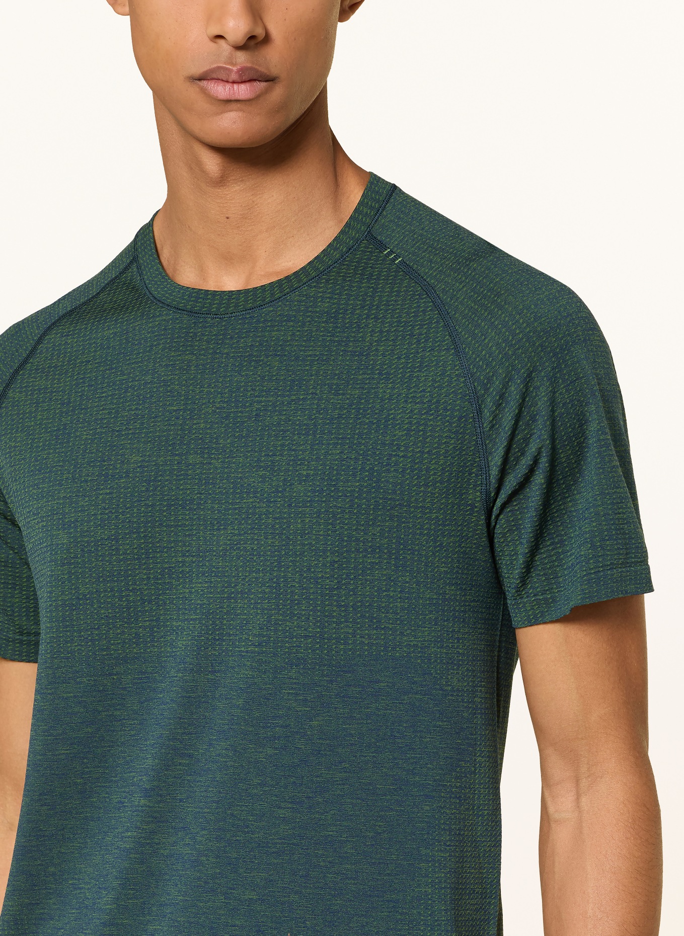 lululemon METAL VENT TECH SHORT SLEEVE 3.0 T-shirt: DARK GREEN / DARK BLUE