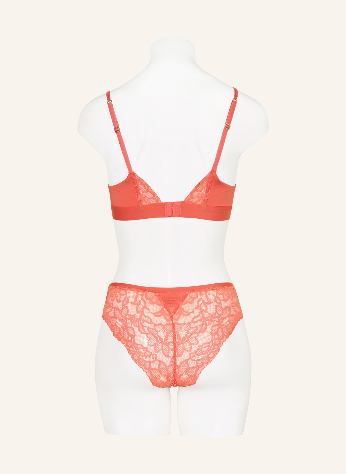 BOSS Triangle bra BLOSSOM: ORANGE