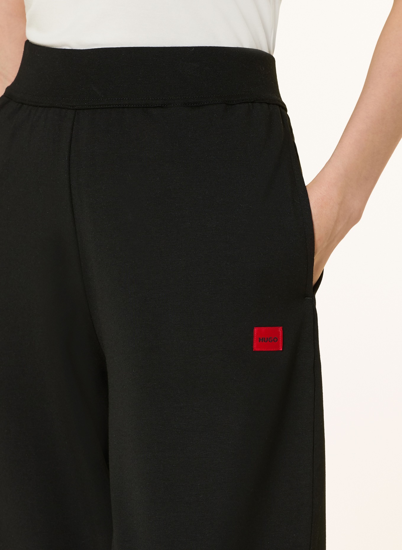 HUGO Pantalon lounge SIGNATURE: NOIR