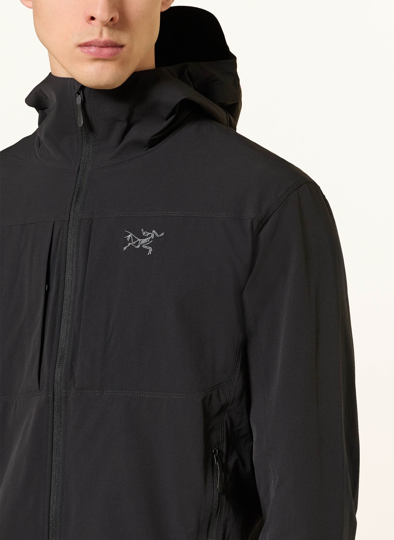 ARC'TERYX GAMMA LIGHTWEIGHT HOODY Functional Jacket: BLACK