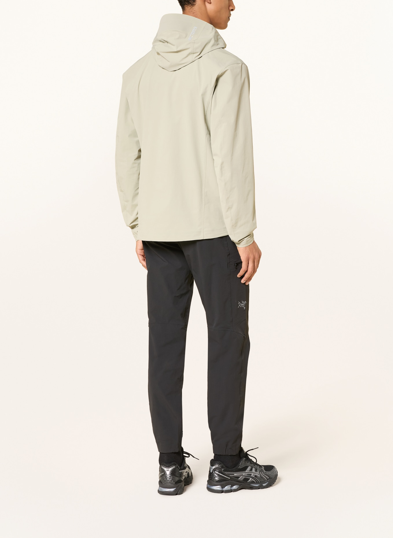 ARC'TERYX Funktionsjacke GAMMA LIGHTWEIGHT HOODY: HELLGRÜN / BEIGE
