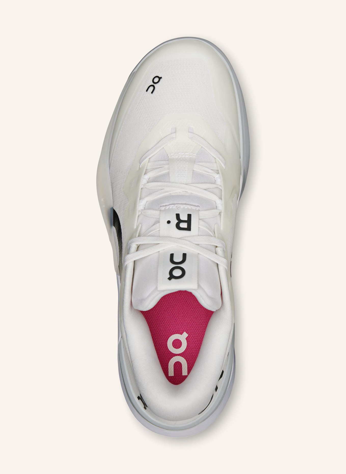 On Tennisschuhe THE ROGER PRO 3: WEISS / SCHWARZ
