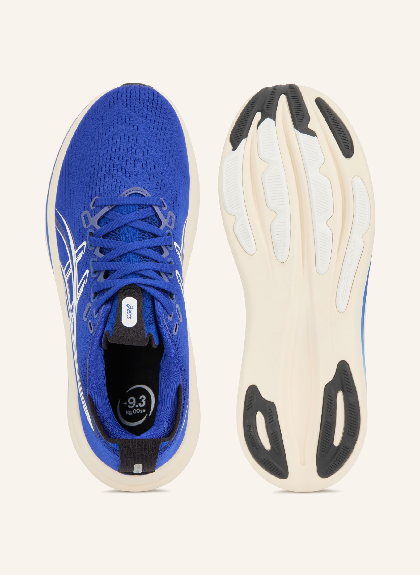 ASICS Laufschuhe GEL-NIMBUS 28: BLAU / WEISS / SCHWARZ