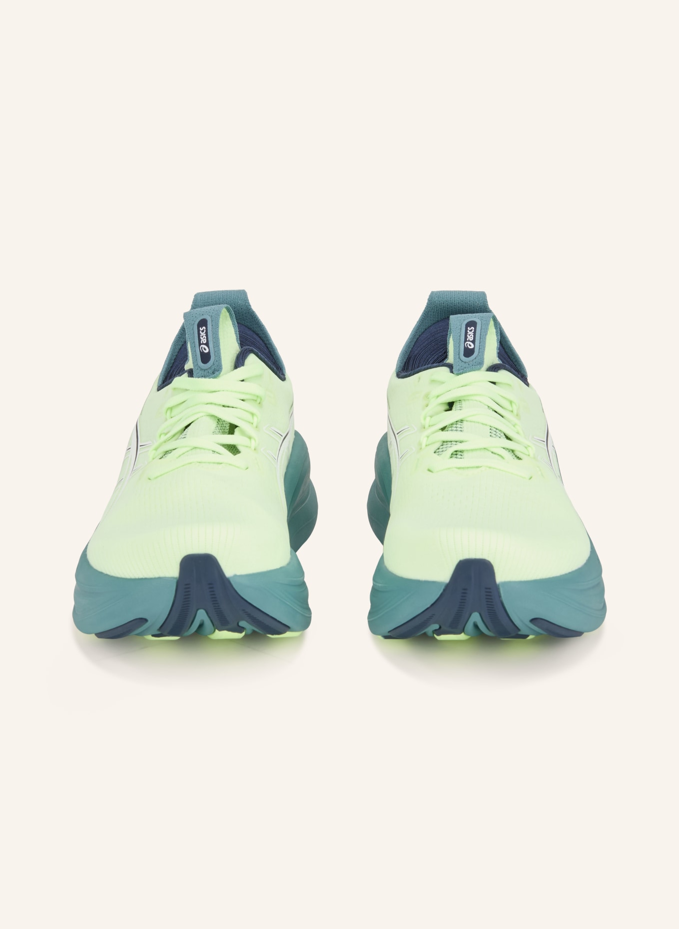 ASICS Laufschuhe GEL-NIMBUS 28: GELB / PETROL / WEISS