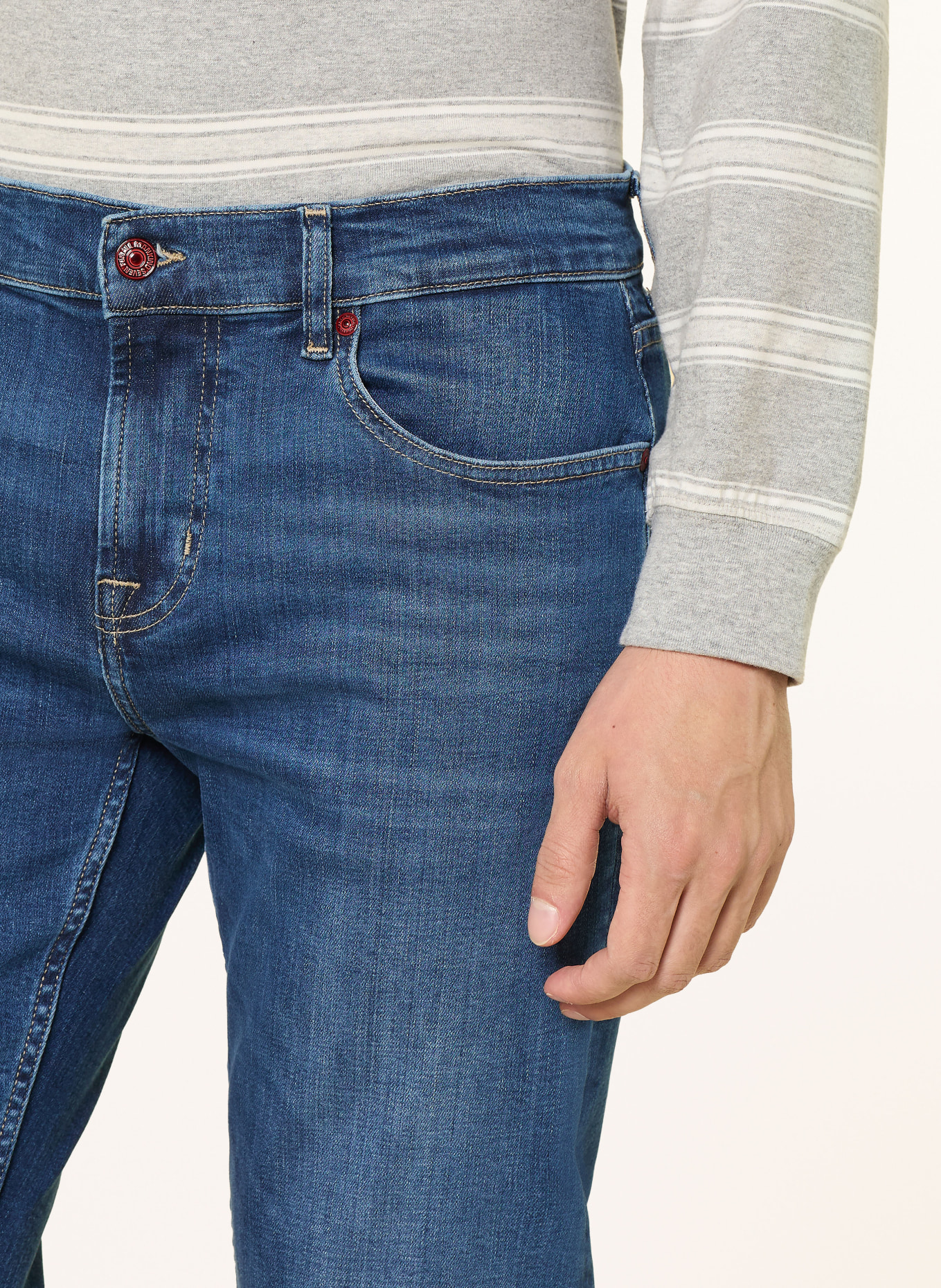 7 for all mankind SLIMMY MIRROR jeans, slim fit: 3LK Mid Blue