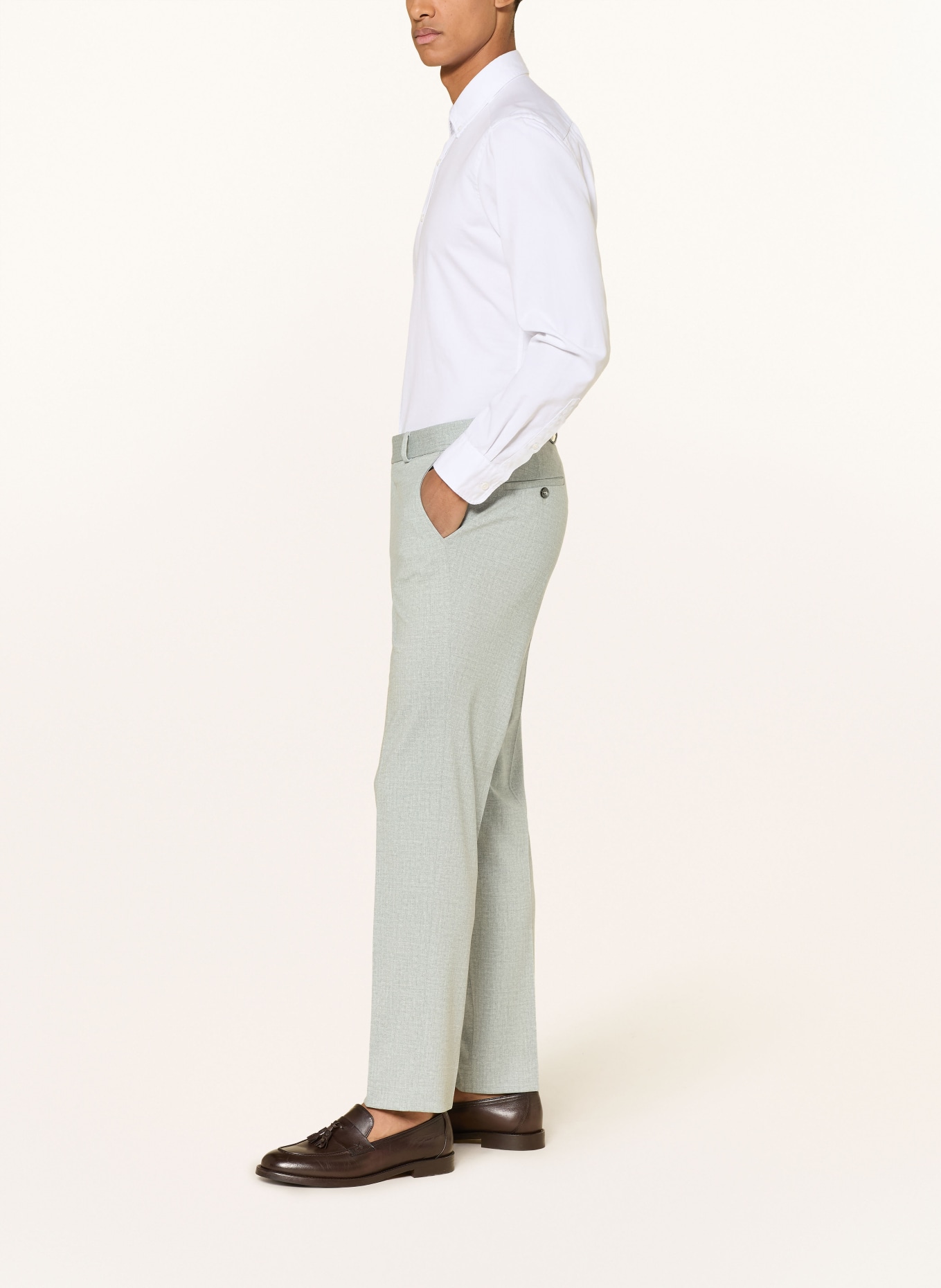 CG - CLUB of GENTS Suit pants CG PACO Slim Fit: 51 hellgrün