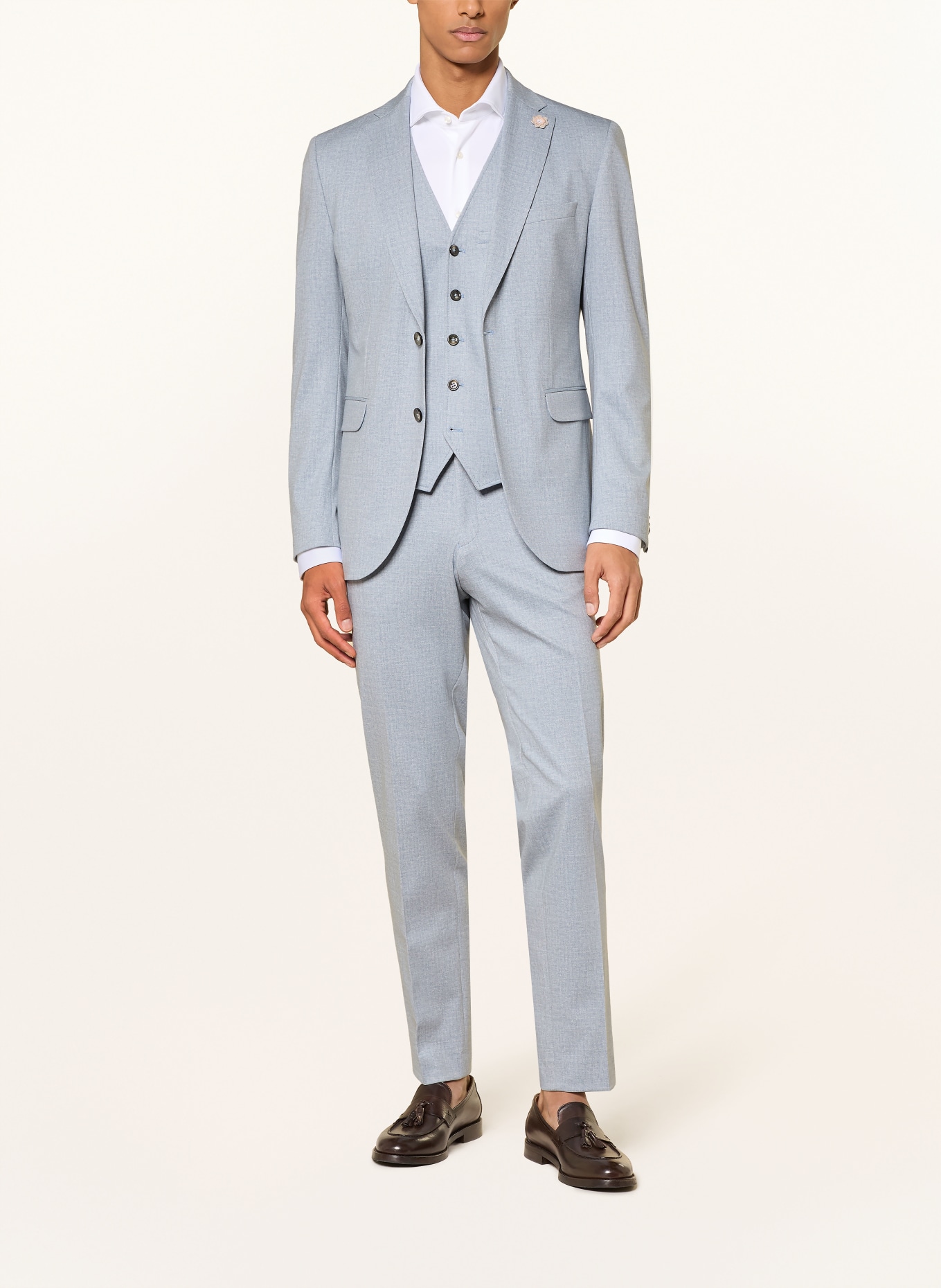 CG - CLUB of GENTS Suit pants CG PACO Slim Fit: 61 HELLBLAU