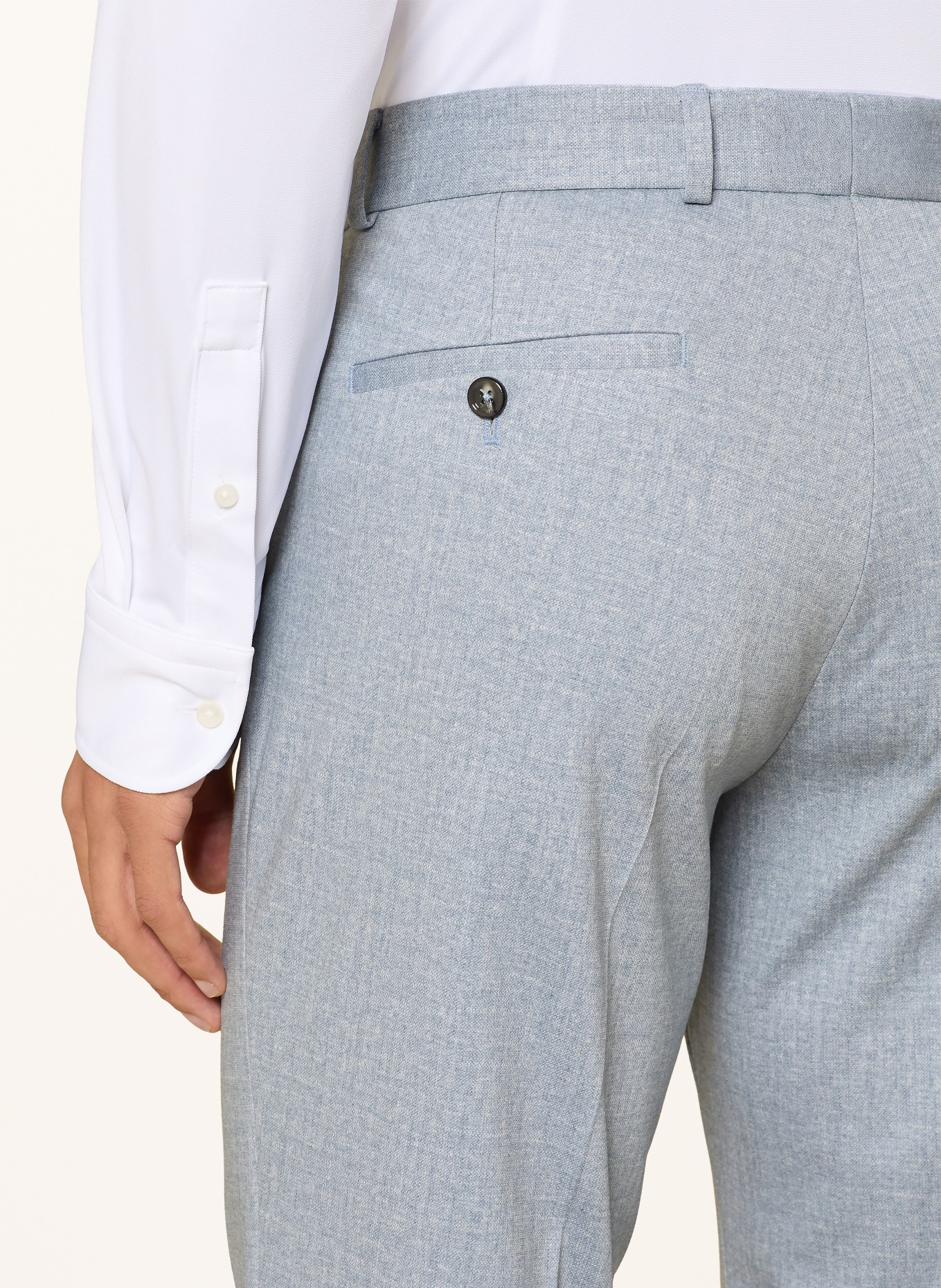 CG - CLUB of GENTS Suit pants CG PACO Slim Fit: 61 HELLBLAU