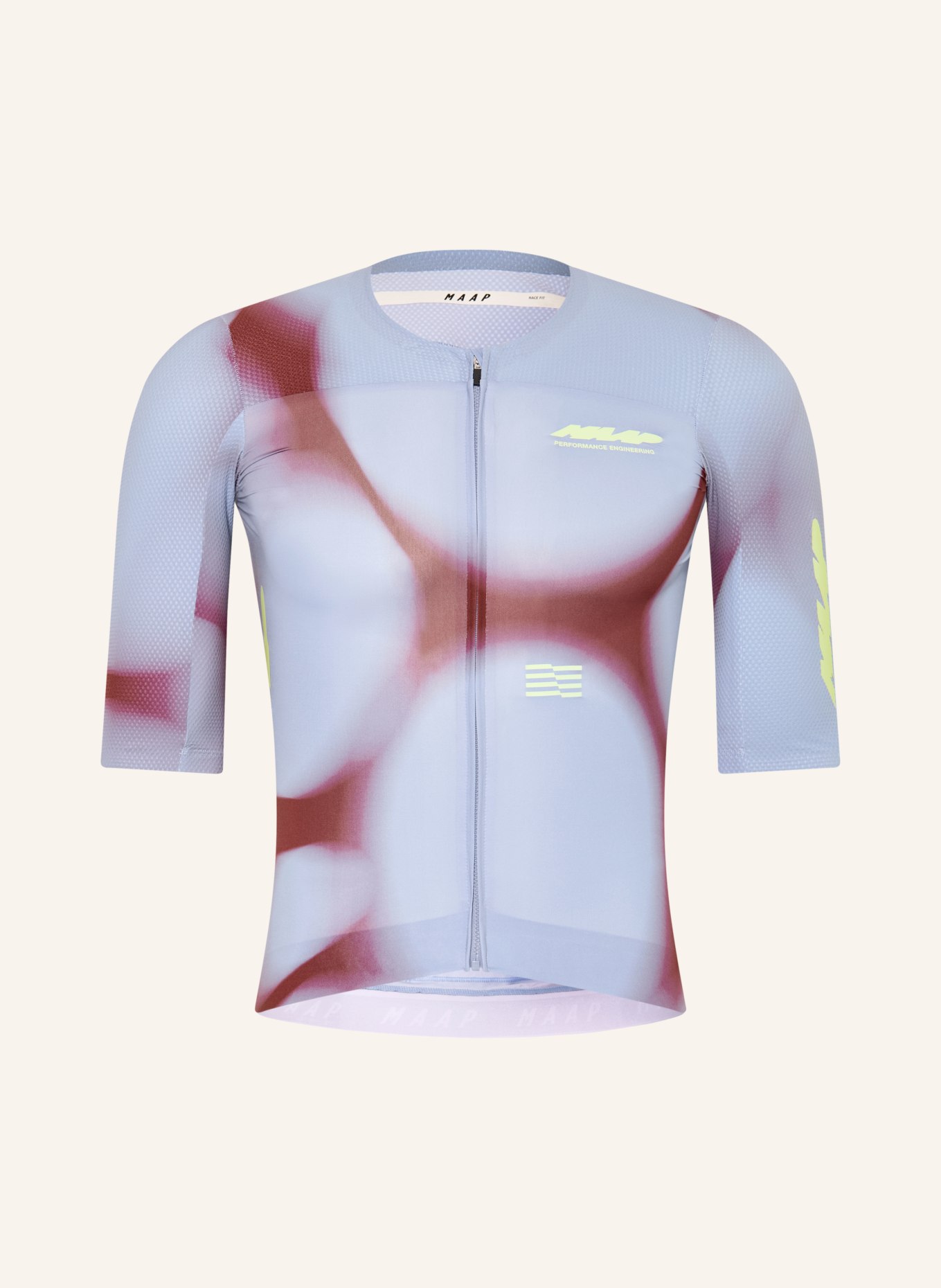 MAAP Fietsshirt VOID PRO RACE: LICHTBLAUW / FUCHSIA