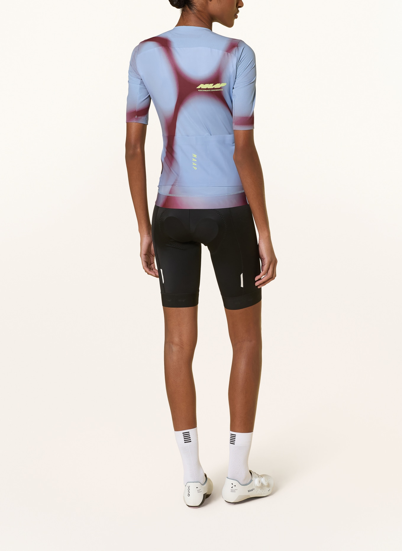 MAAP Radtrikot VOID PRO RACE: HELLBLAU / DUNKELROT / NEONGRÜN