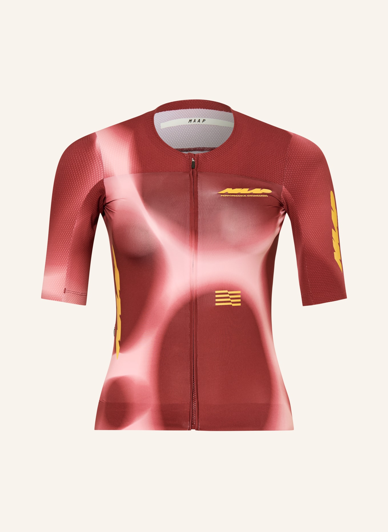 MAAP Radtrikot VOID PRO RACE: ROT / HELLROT / GELB