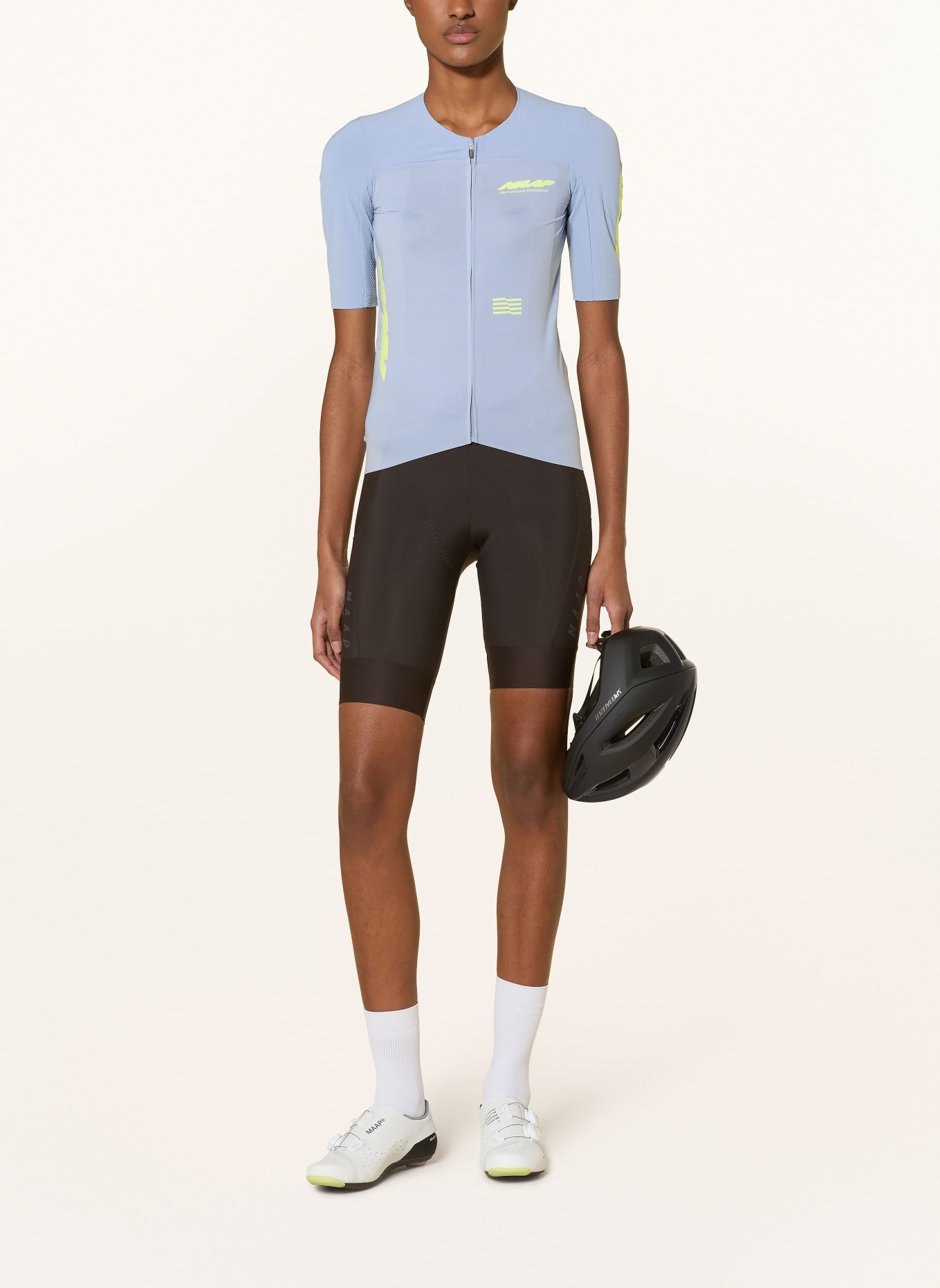 MAAP Radtrikot ECLIPSE PRO RACE: HELLBLAU / NEONGRÜN