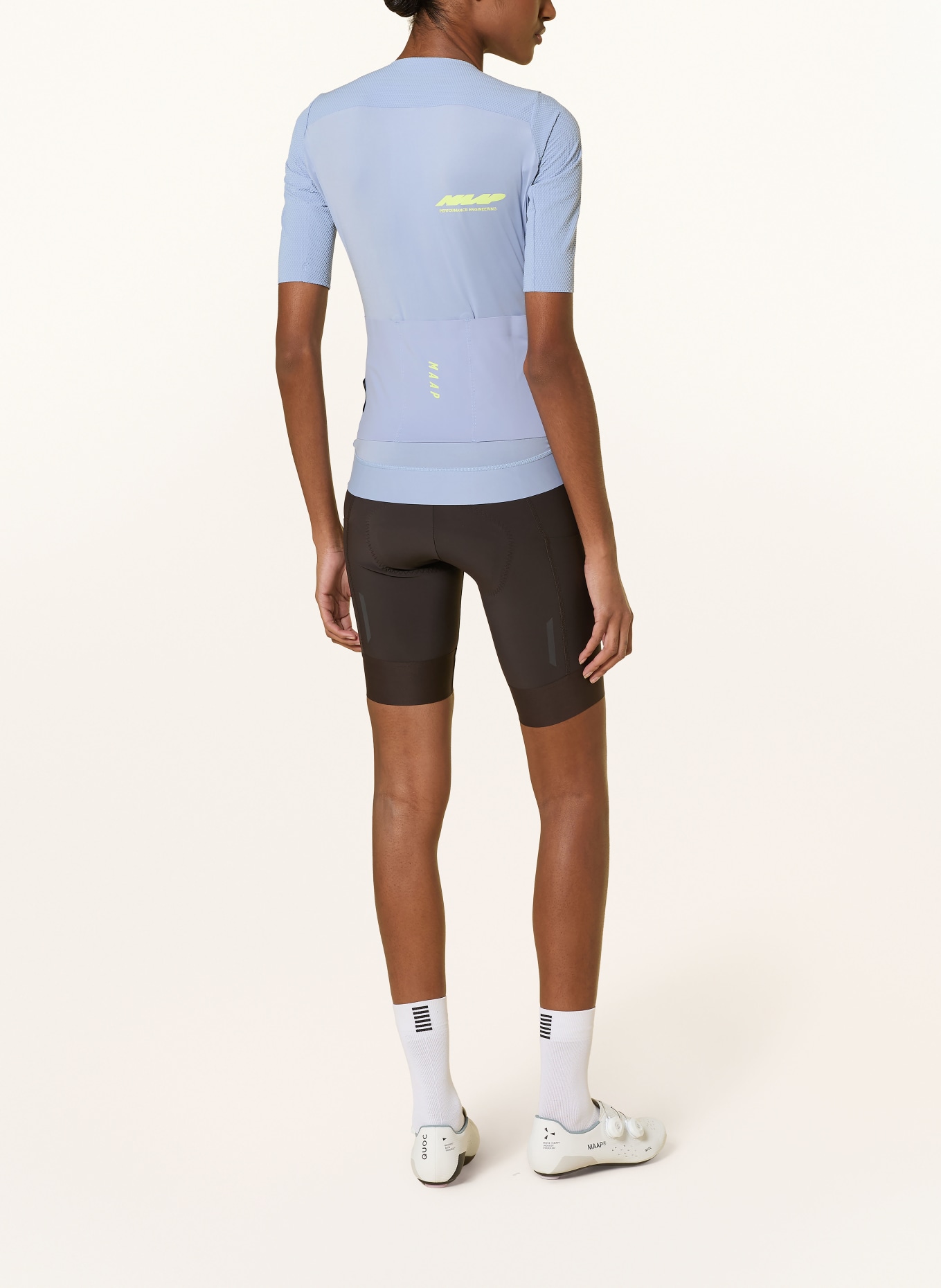MAAP Radtrikot ECLIPSE PRO RACE: HELLBLAU / NEONGRÜN
