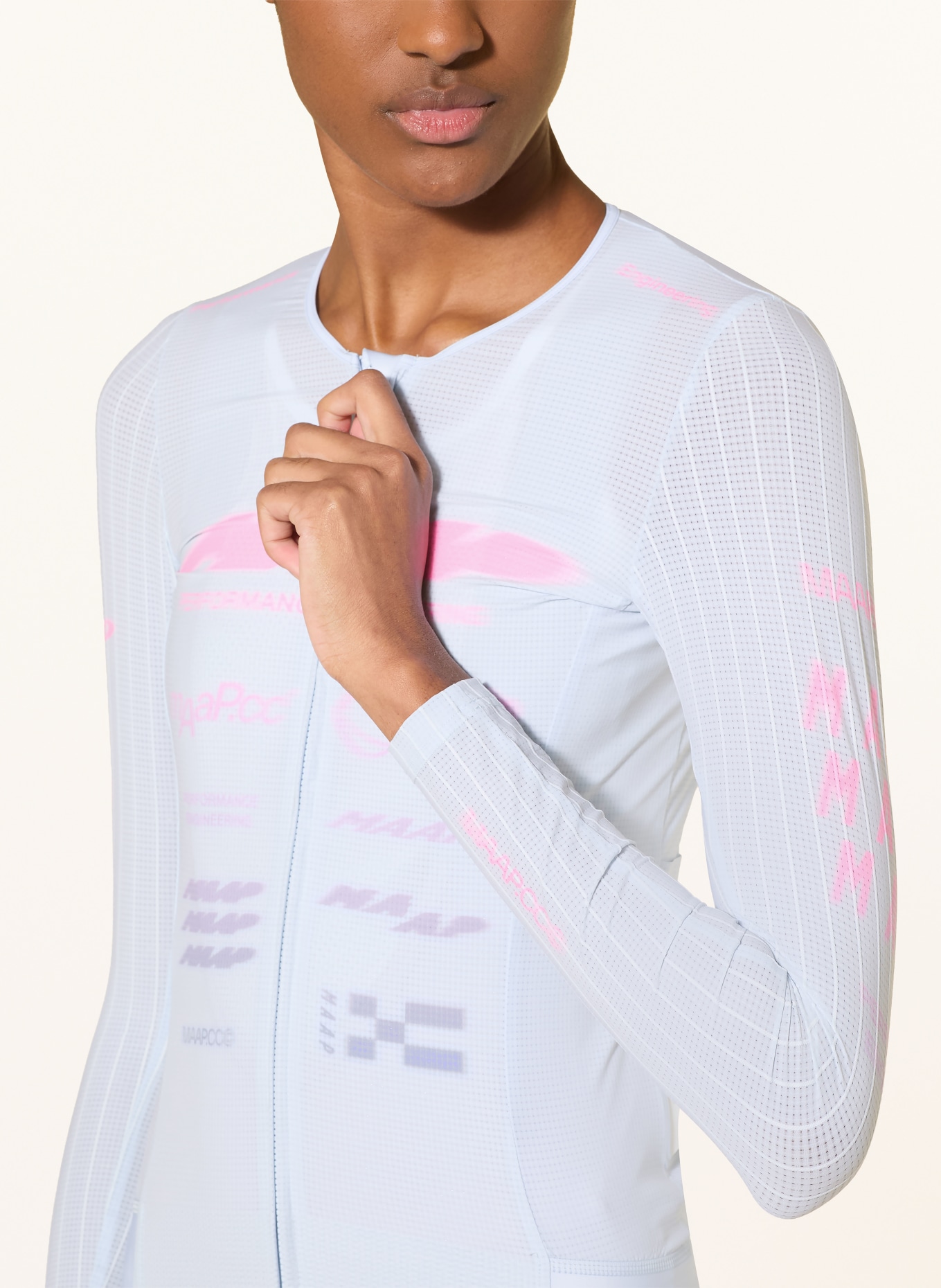 MAAP Radtrikot BETA PRO AERO: HELLBLAU / LILA / NEONPINK