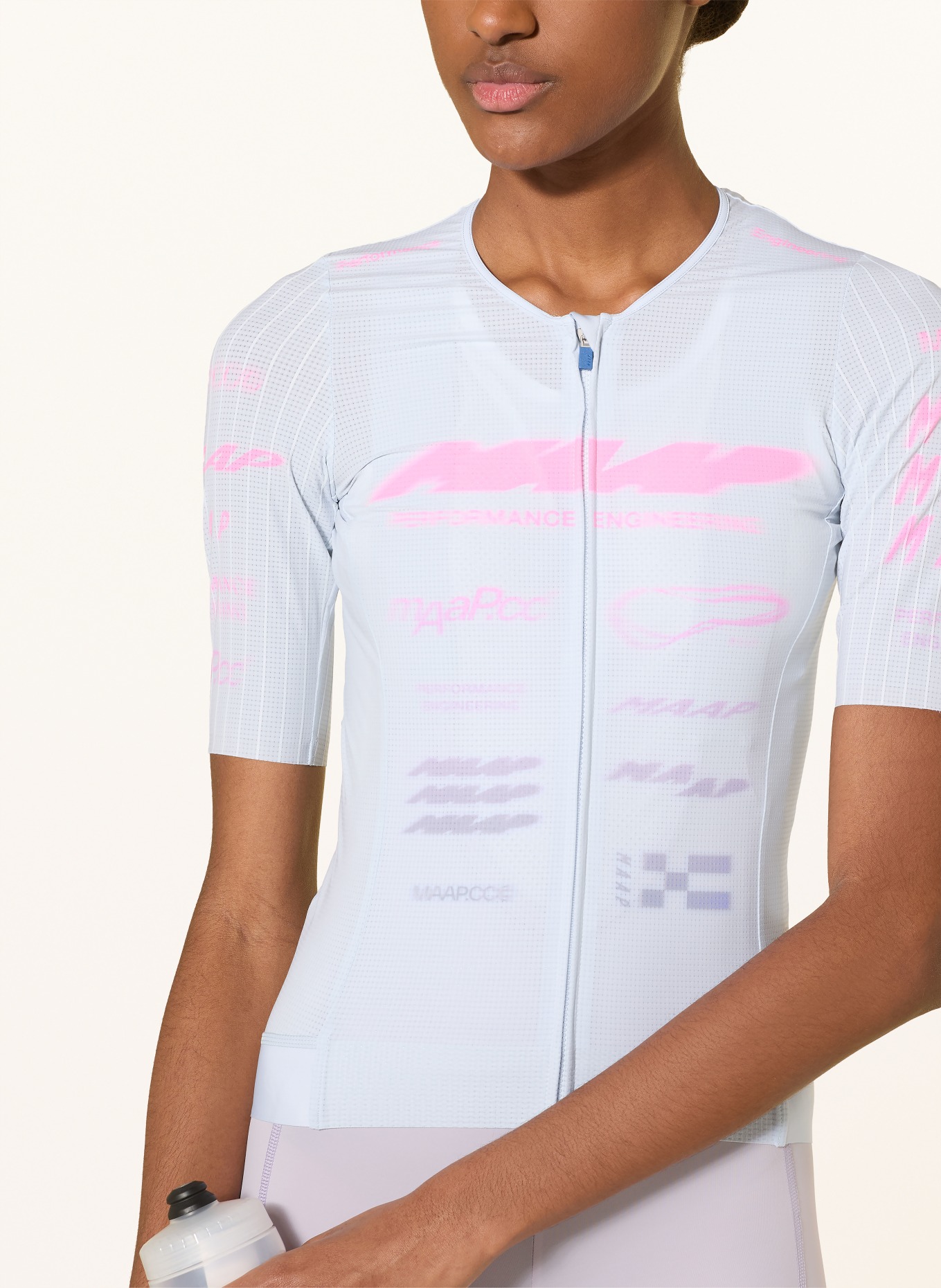 MAAP Radtrikot BETA PRO AERO: HELLBLAU / LILA / NEONPINK