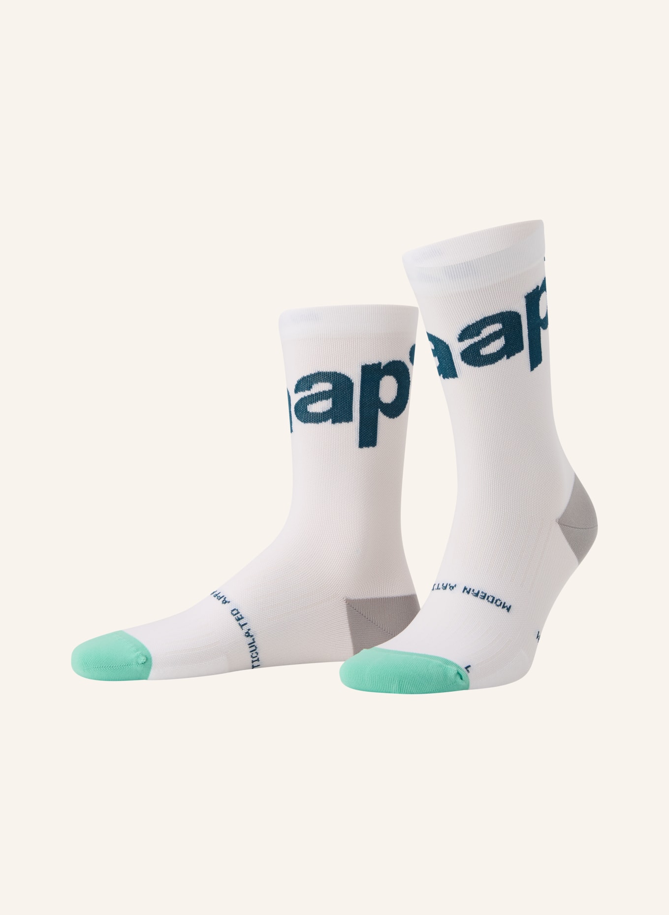 MAAP Radsocken TM TEAM: WEISS / HELLGRAU / MINT