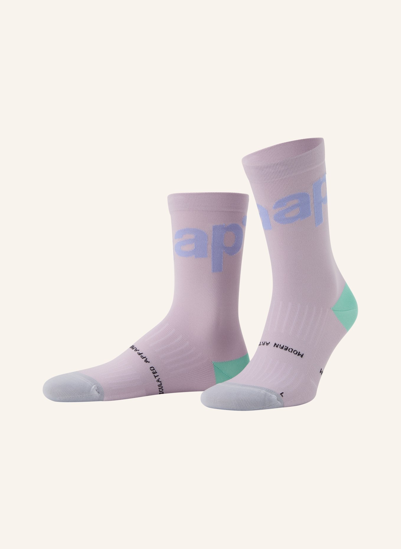 MAAP Radsocken TM TEAM: HELLLILA / GRAU / MINT