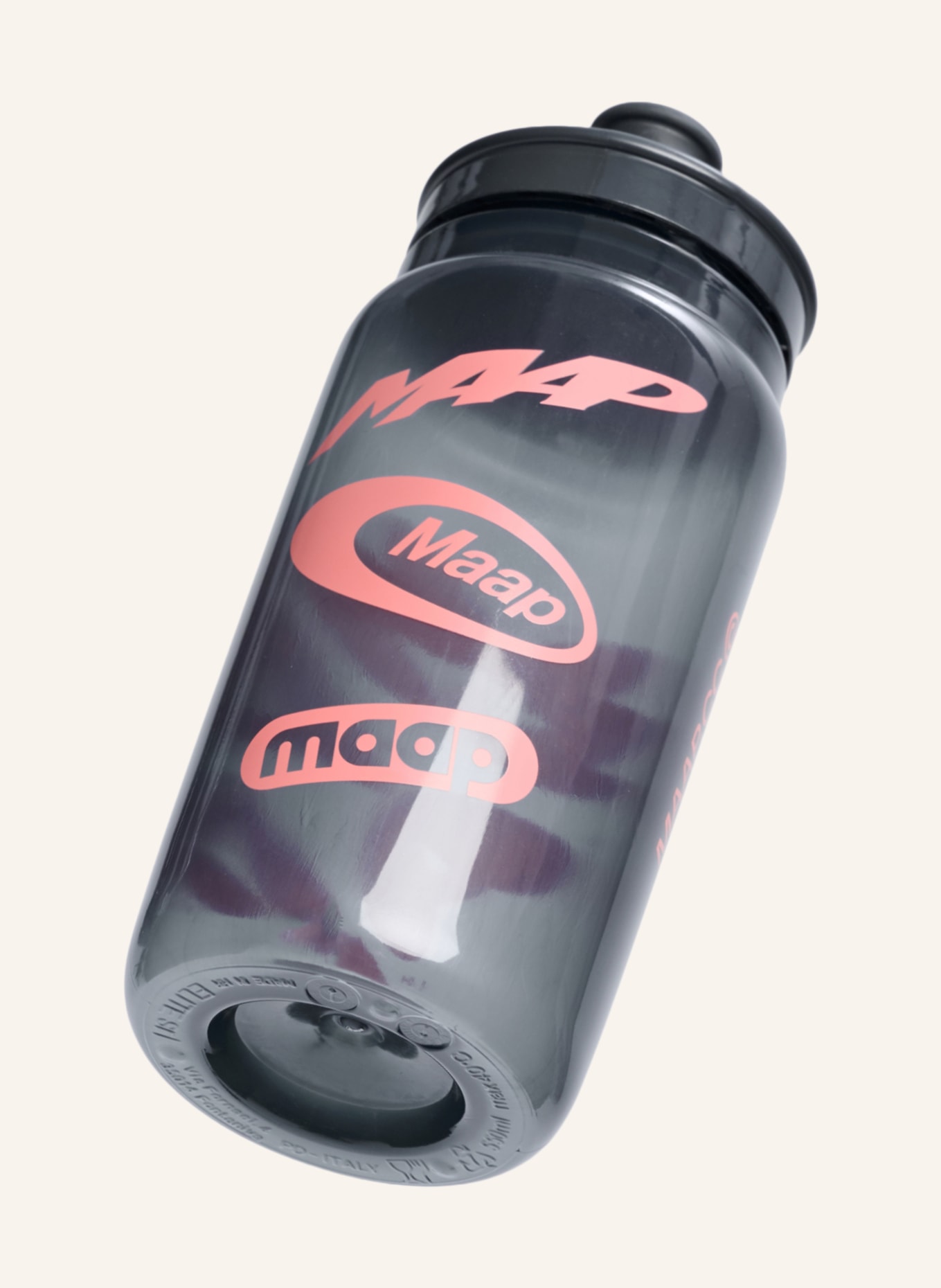 MAAP Trinkflasche SPECTRUM: SCHWARZ / ROT