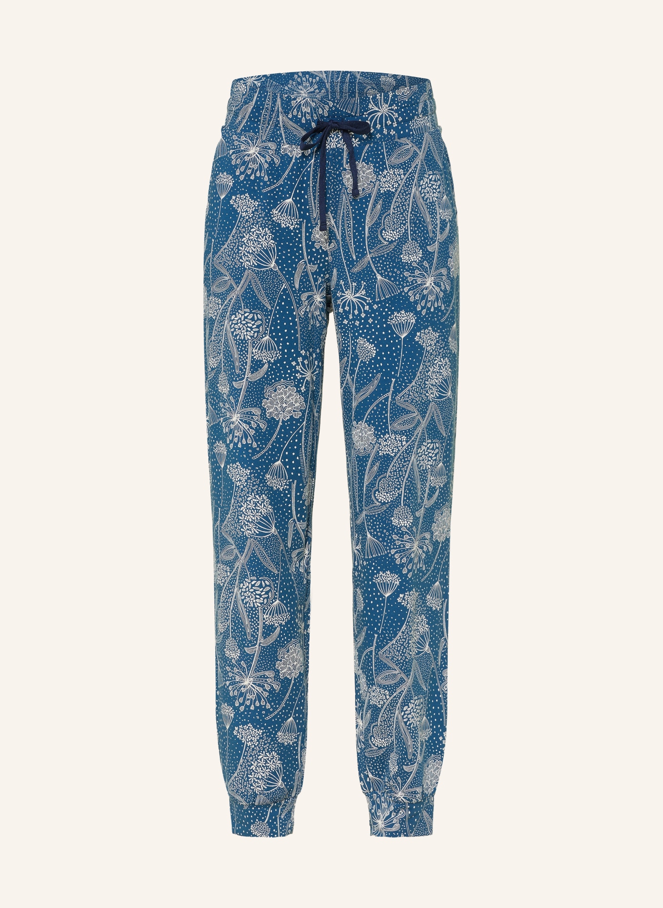 JOCKEY Schlafhose: BLAU / WEISS