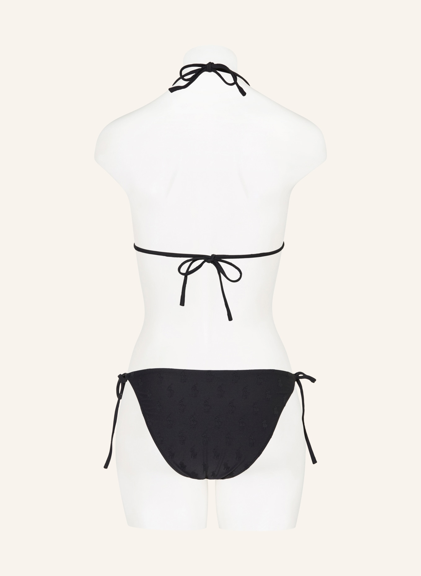 POLO RALPH LAUREN Triangel-Bikini-Hose MISSY SEPARATE: SCHWARZ