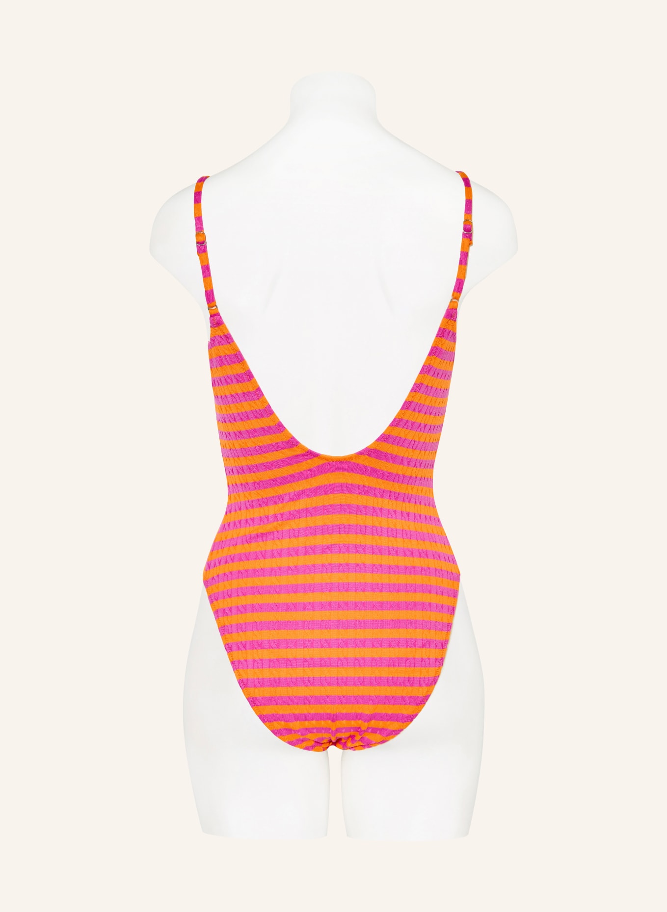 POLO RALPH LAUREN Badeanzug MISSY: PINK / ORANGE