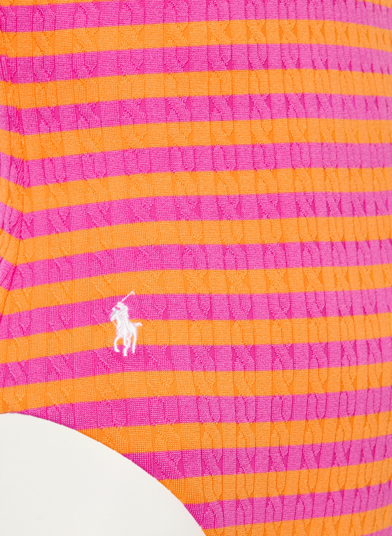 POLO RALPH LAUREN Badeanzug MISSY: PINK / ORANGE