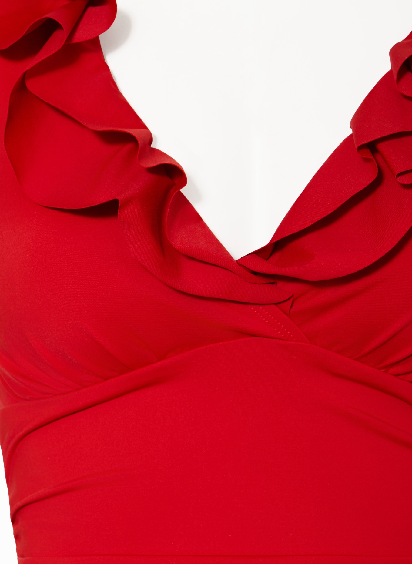 LAUREN RALPH LAUREN Badeanzug BEACH CLUB SOLIDS: ROT