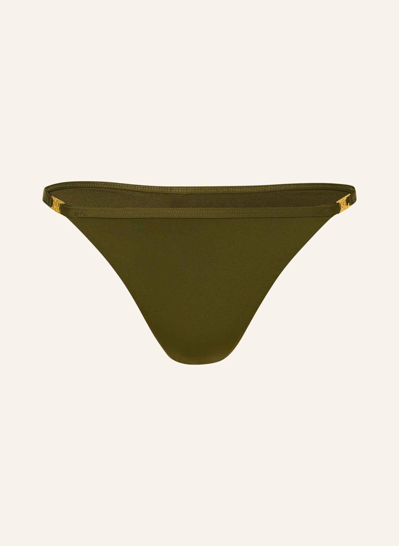 LAUREN RALPH LAUREN Triangle Bikini Bottoms BEACH CLUB SOLIDS: OLIVE
