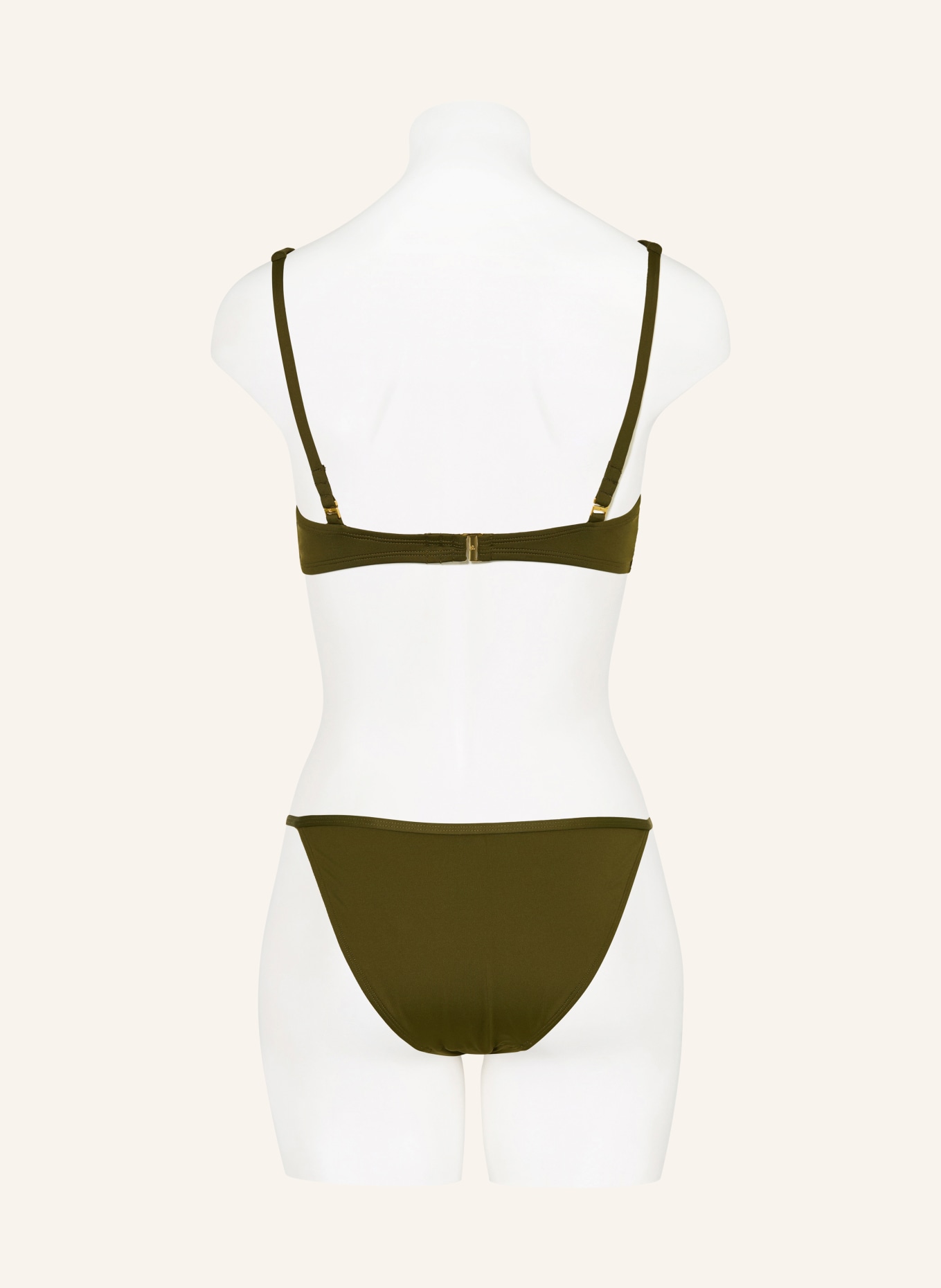 LAUREN RALPH LAUREN Triangle Bikini Bottoms BEACH CLUB SOLIDS: OLIVE