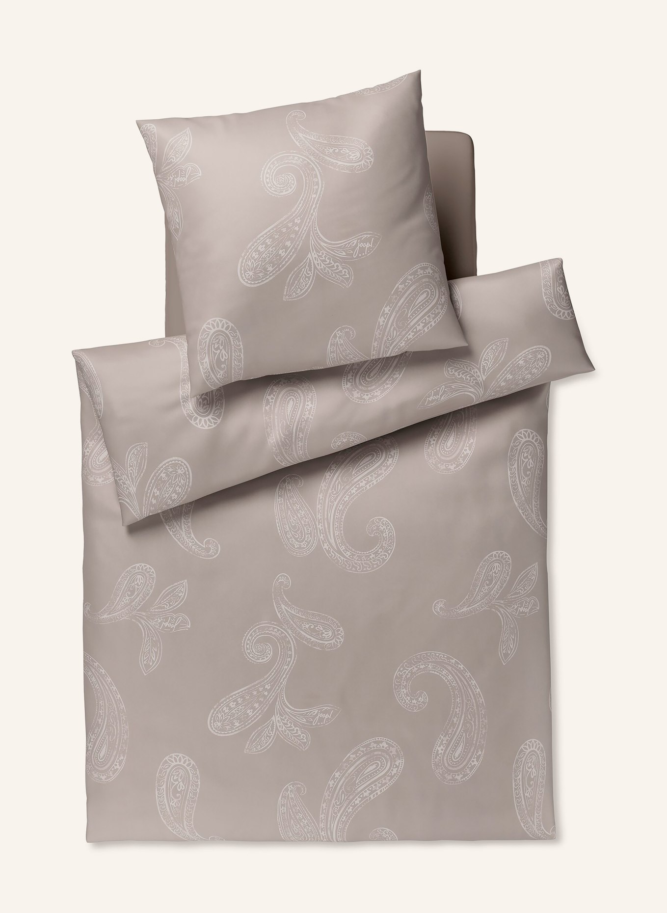 JOOP! Linge de lit JOOP! PAISLEY: TAUPE / CRÈME