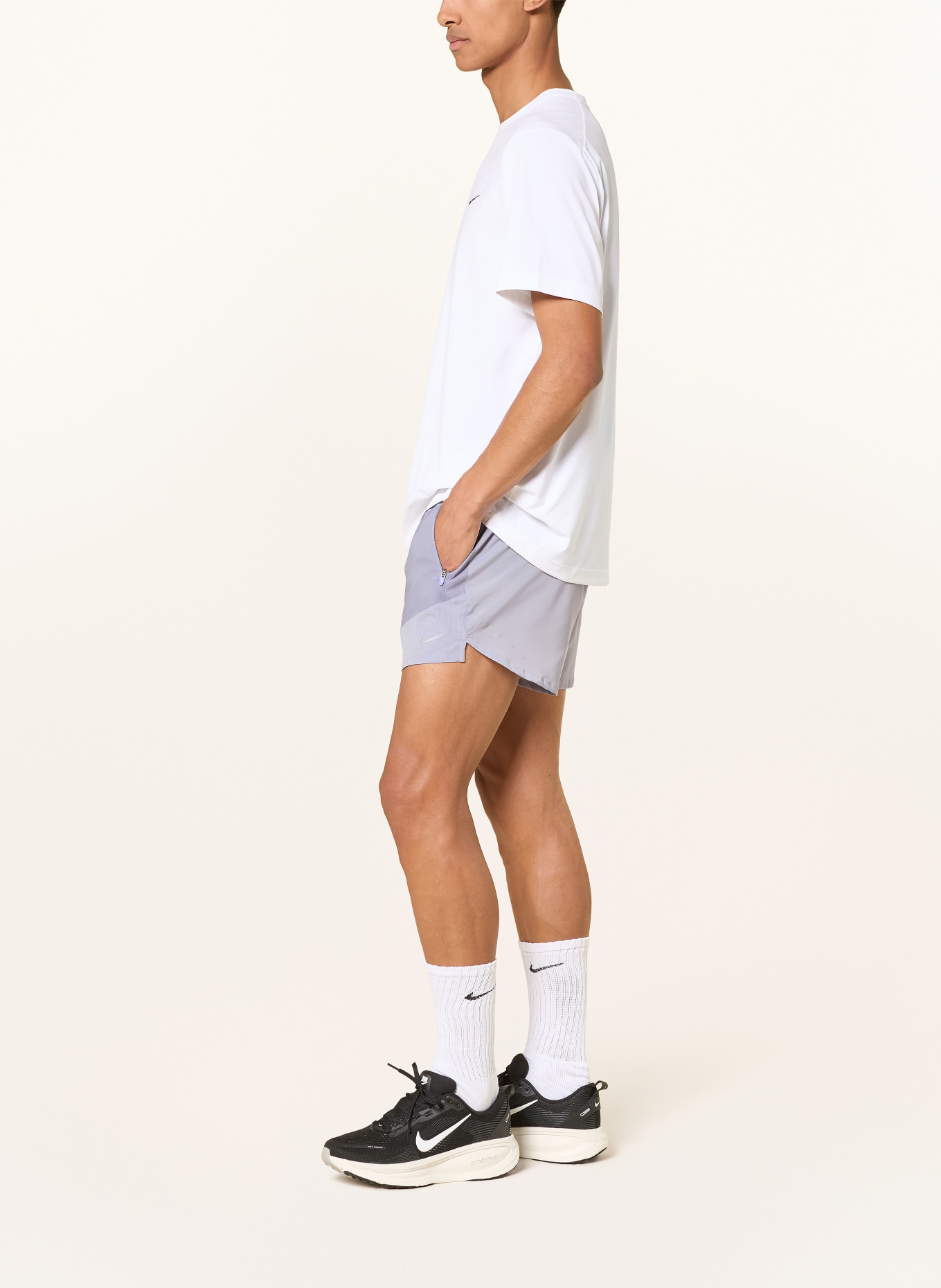 Nike 2-in-1 Running Shorts STRIDE PLUS: PURPLE