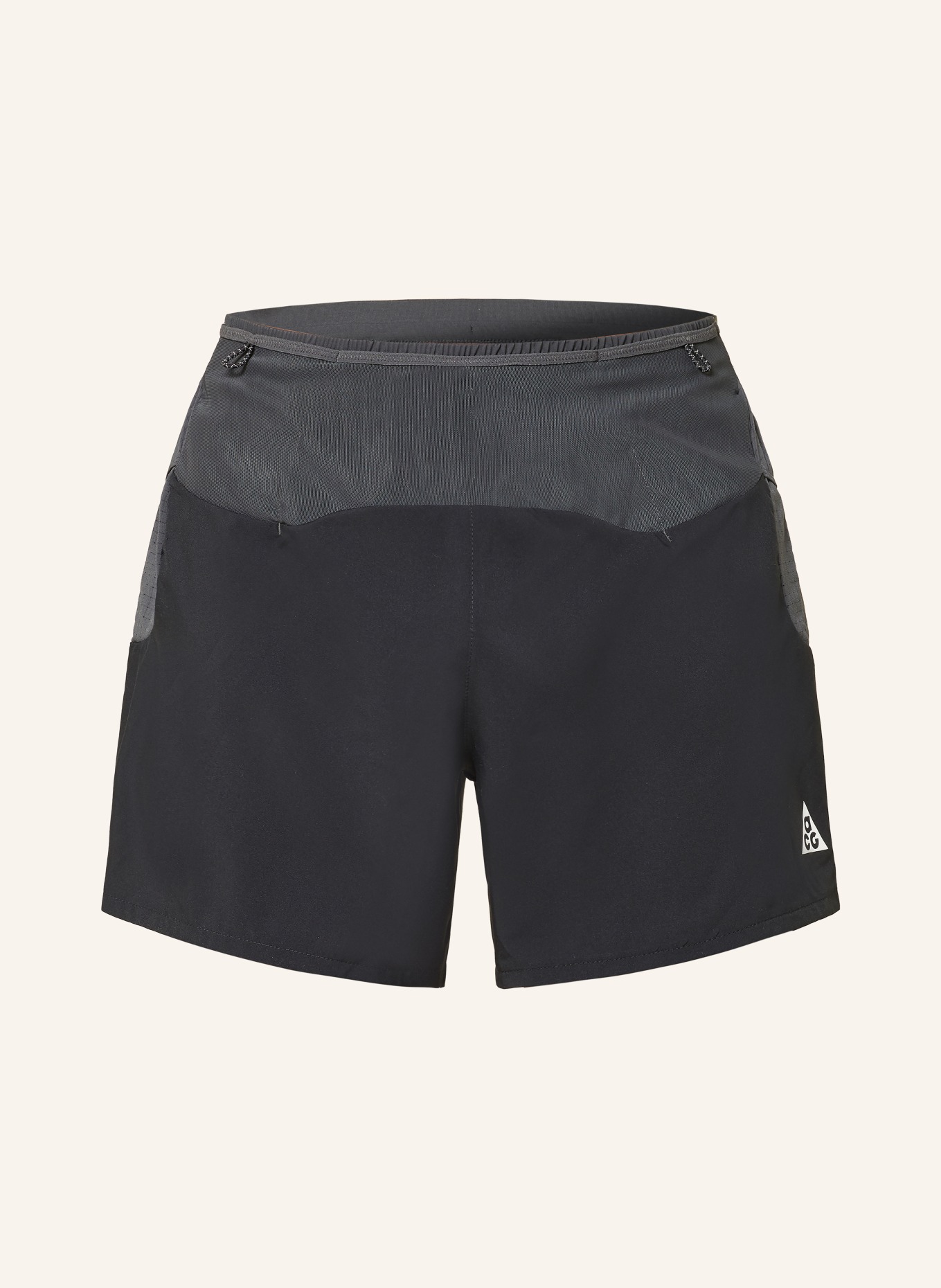 Nike 2-i-1-løbeshorts ACG SECOND SUNRISE: SORT