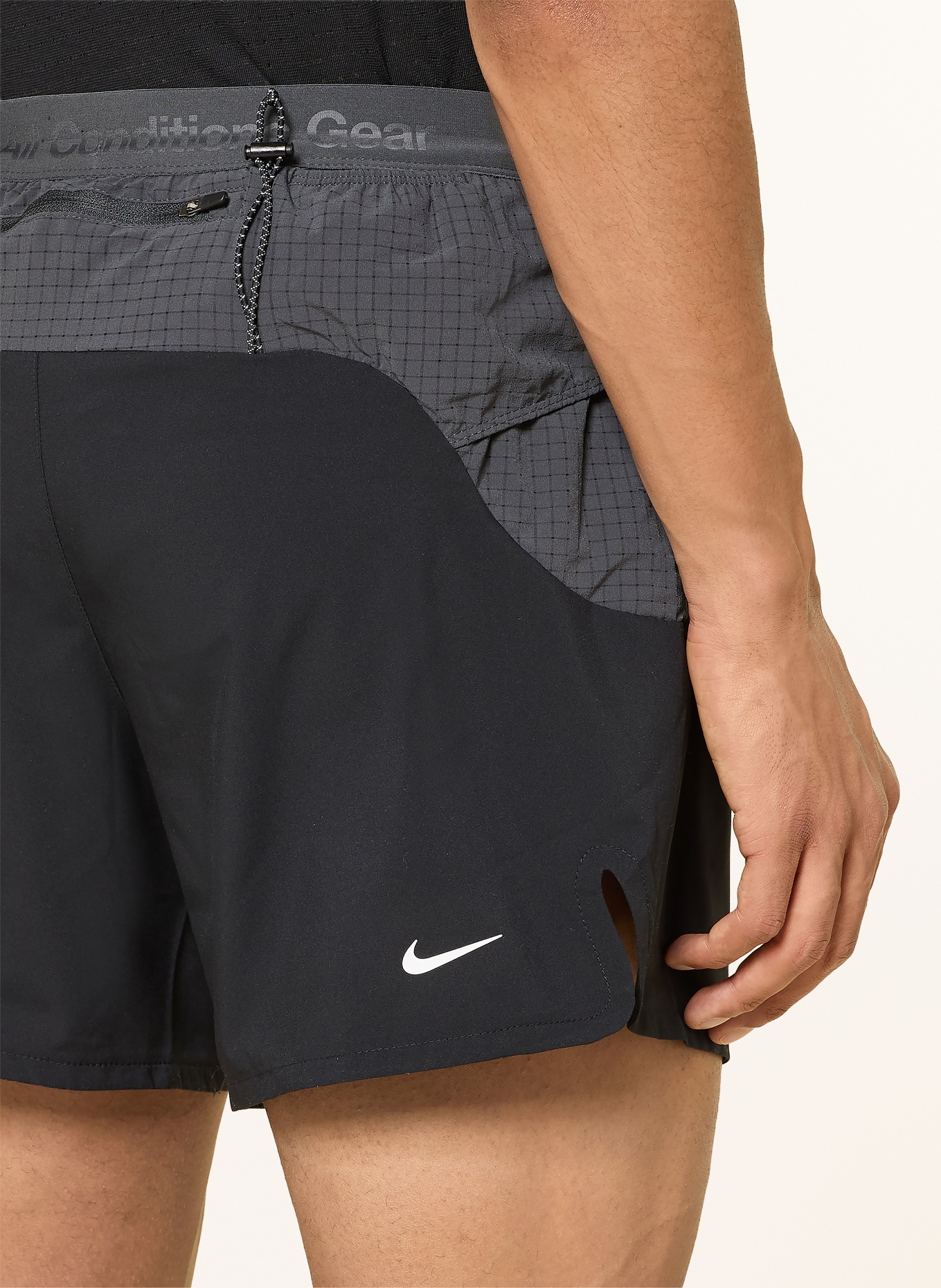 Nike 2-i-1-løbeshorts ACG SECOND SUNRISE: SORT