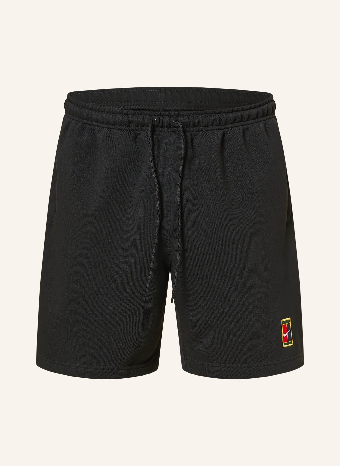 Nike Pantaloni scurți de tenis COURT HERITAGE: NEGRU