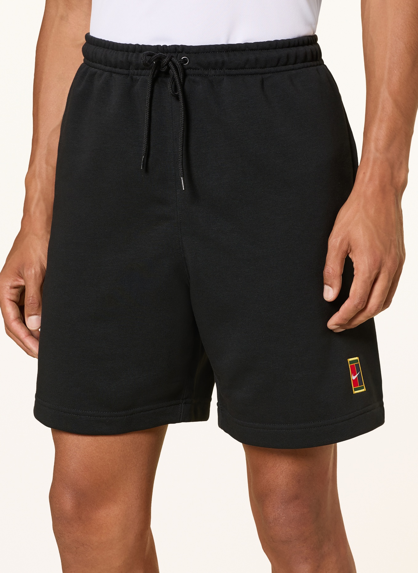 Nike Pantaloni scurți de tenis COURT HERITAGE: NEGRU