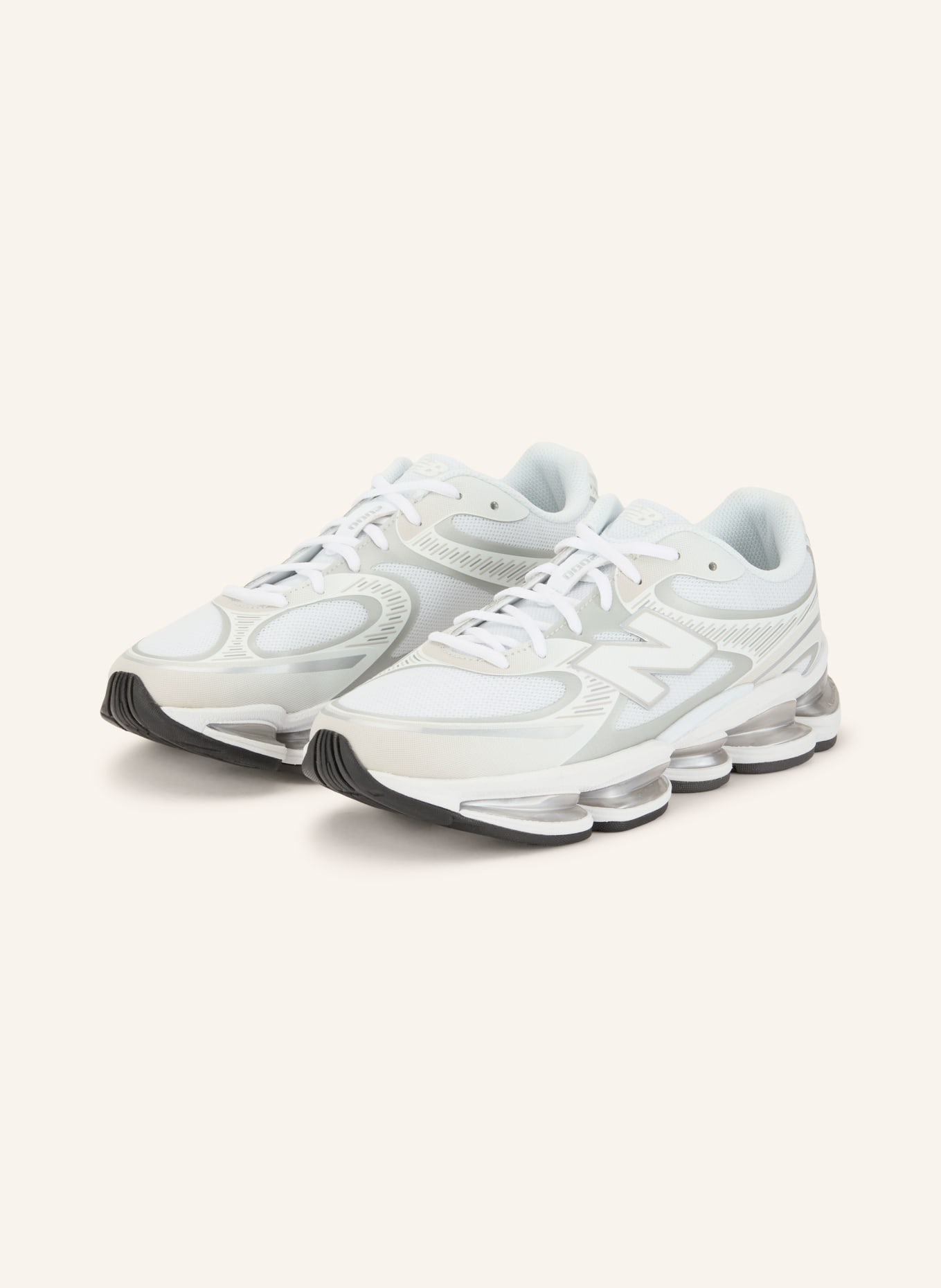 new balance Sneaker 2000: WEISS / HELLGRAU / DUNKELGRAU