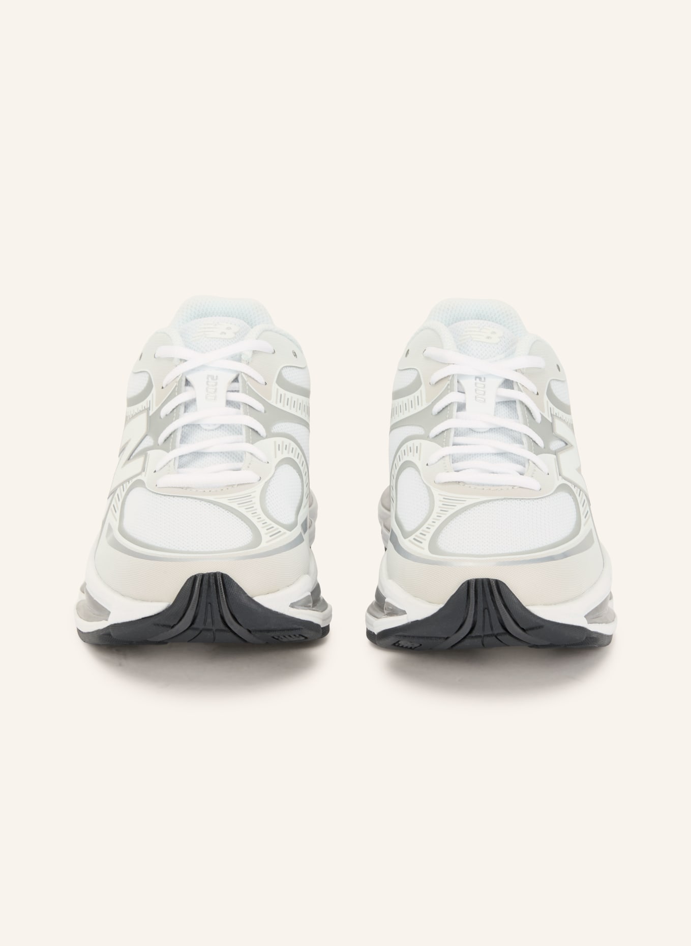 new balance Sneaker 2000: WEISS / HELLGRAU / DUNKELGRAU