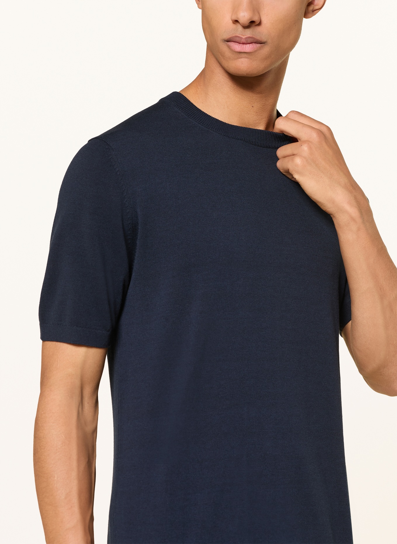 ROY ROBSON knit shirt: DARK BLUE