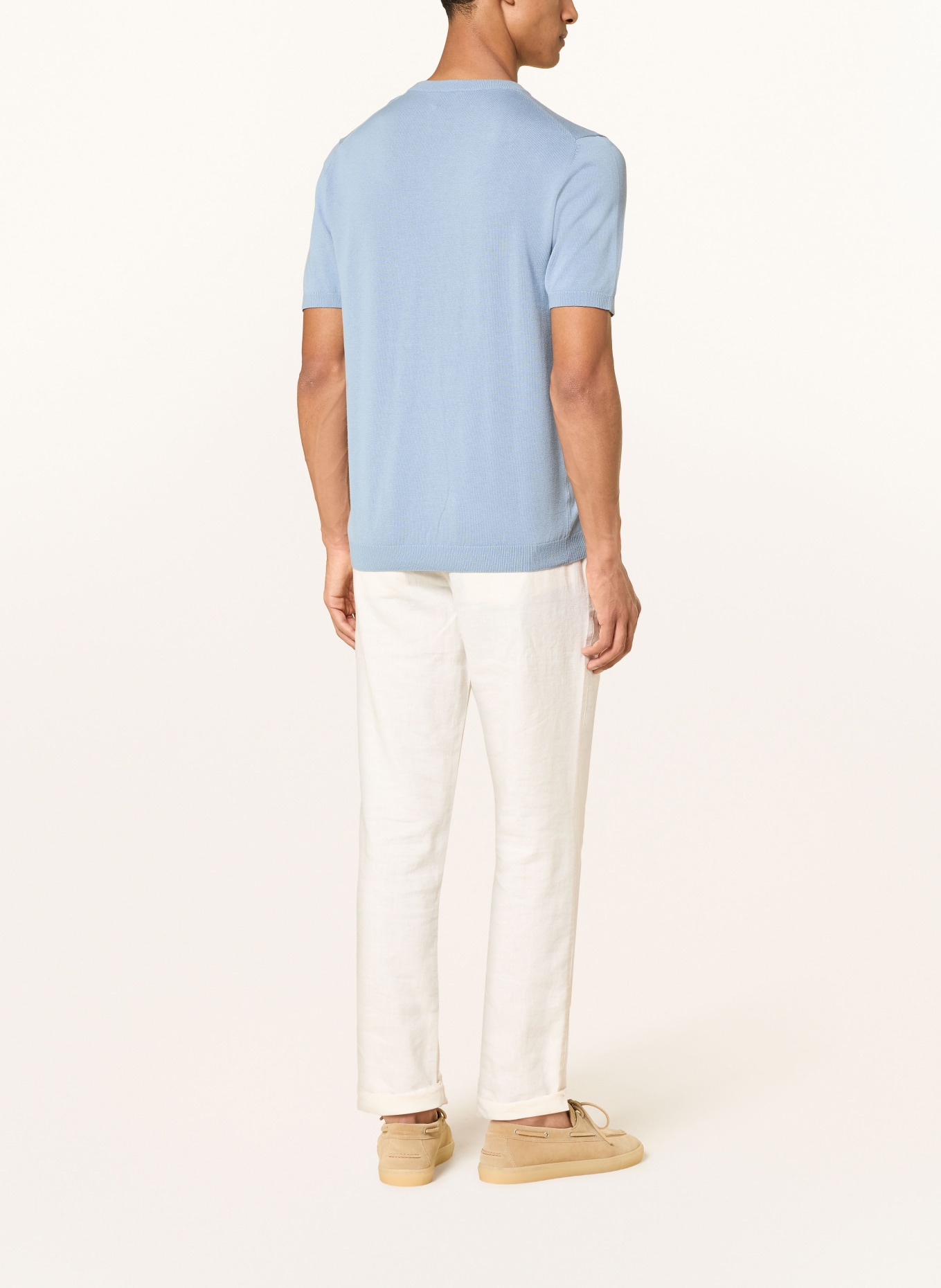 ROY ROBSON Strickshirt: HELLBLAU