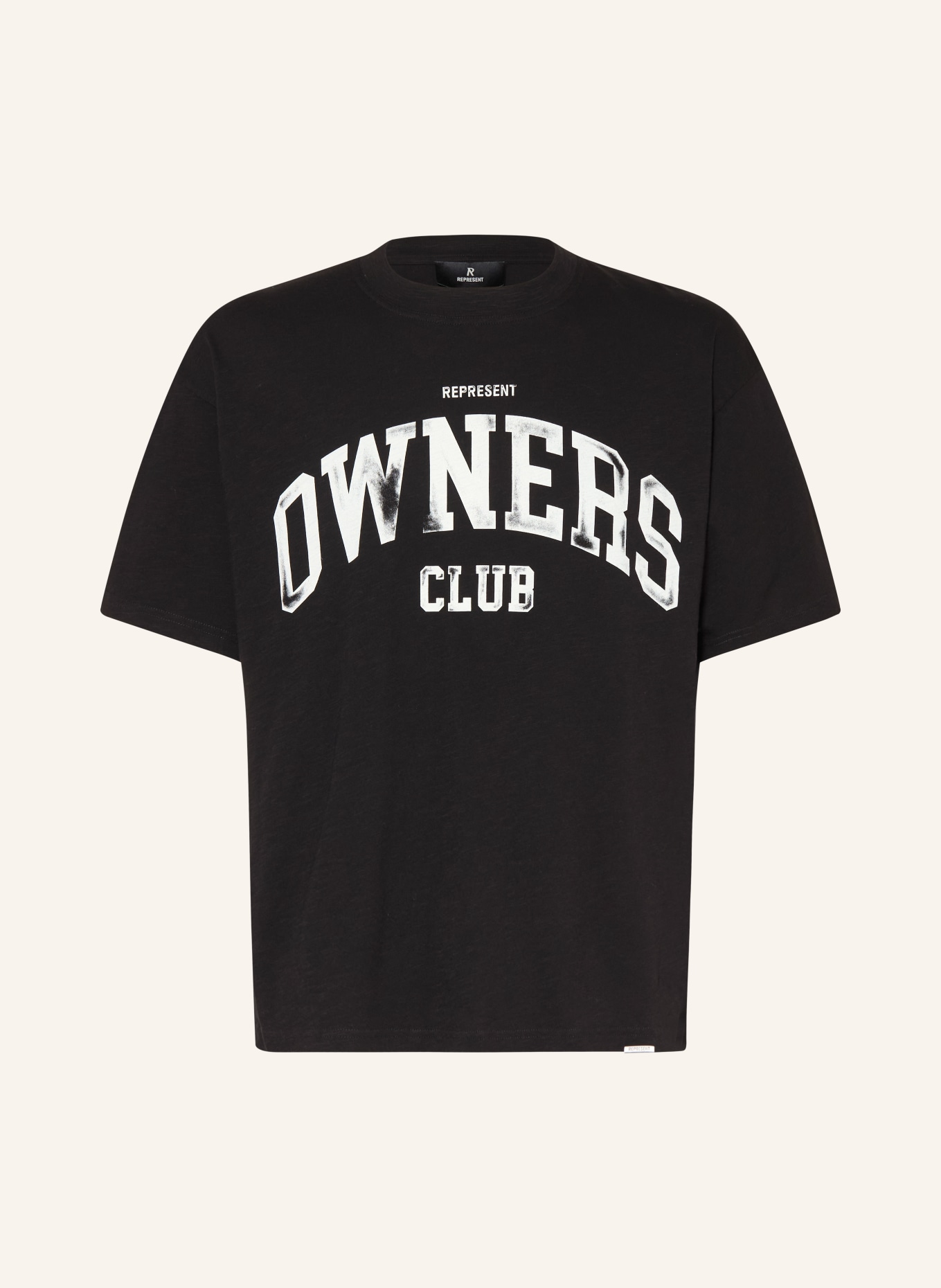 REPRESENT T-Shirt: SCHWARZ / WEISS
