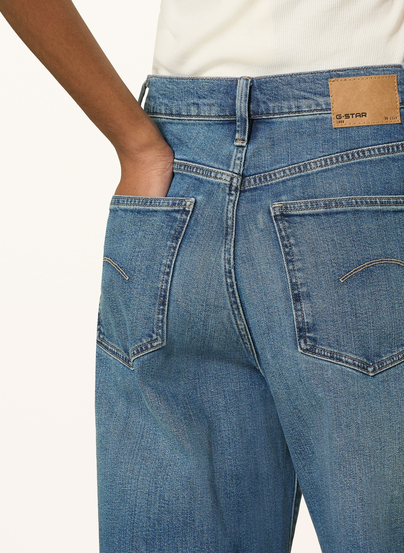 G-Star Wide Leg Jeans DECK 2.0: G841 faded blue glacier