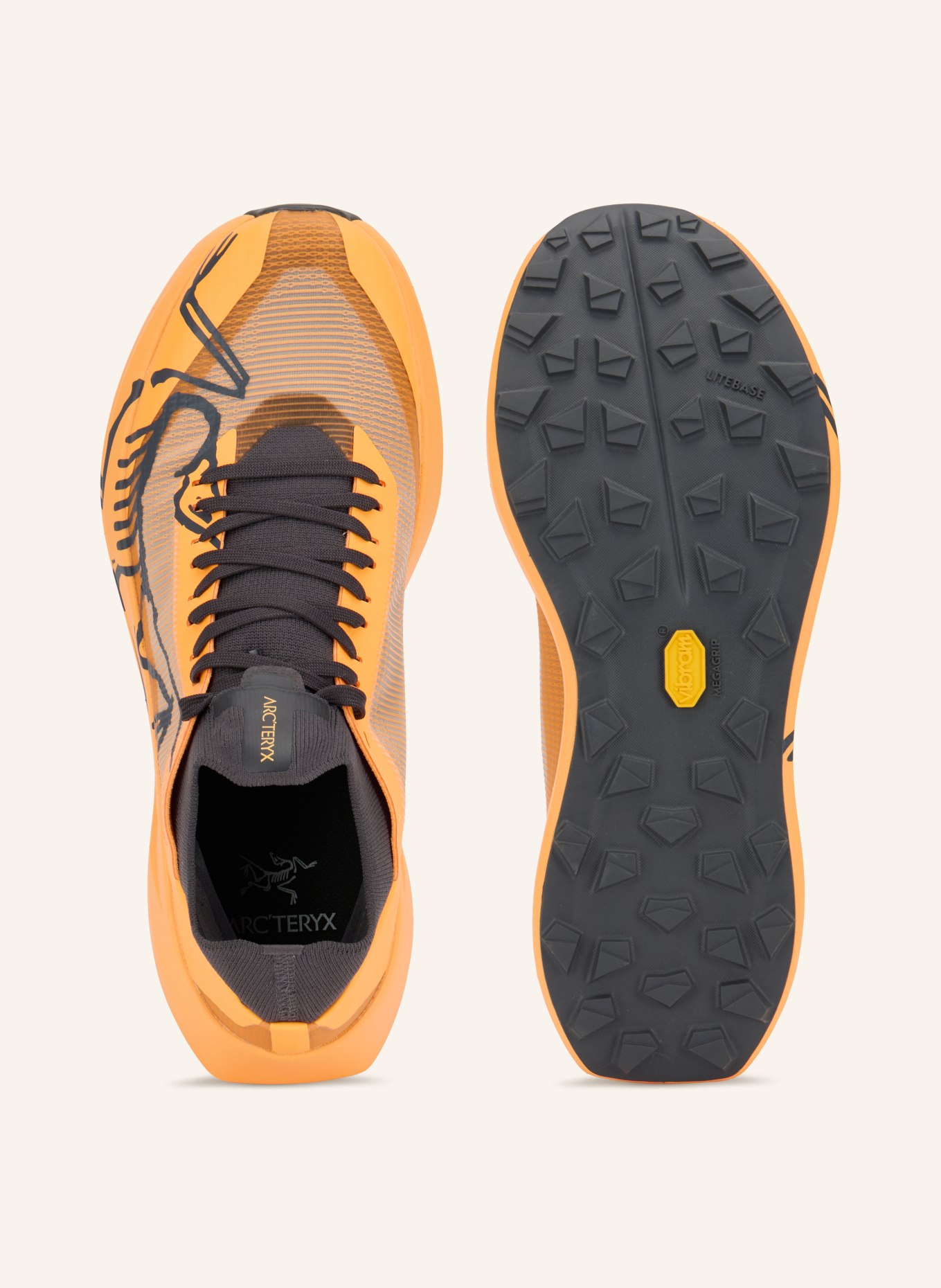 ARC'TERYX Boty na trailový běh SYLAN 2: NEONOVĚ ORANŽOVÁ / ČERNÁ