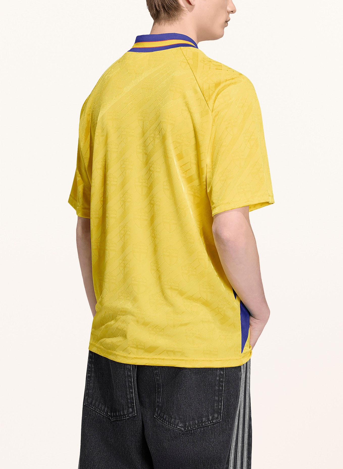 adidas Sweden 1994 Home Jersey: YELLOW / DARK BLUE