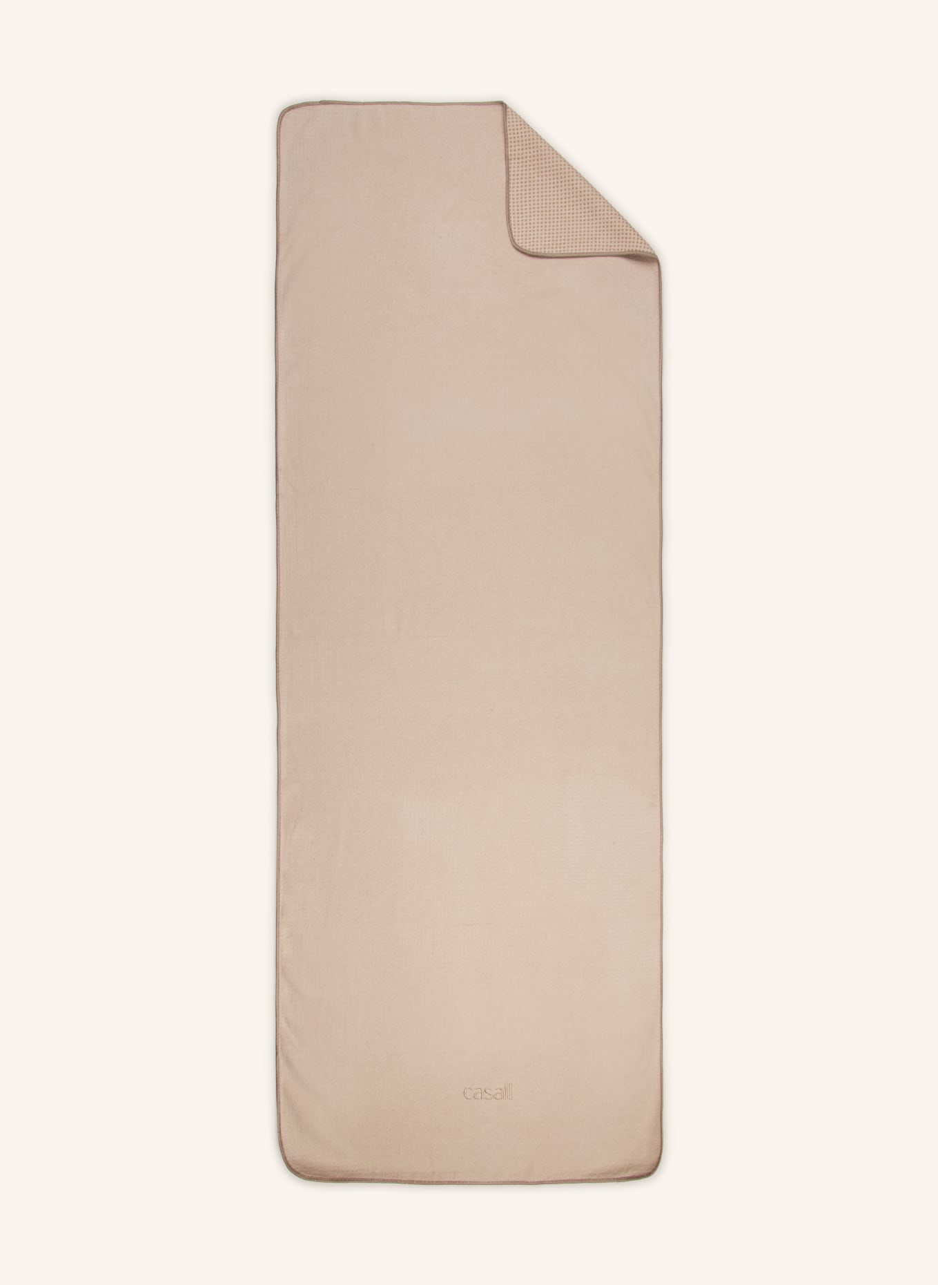 casall Yoga-Handtuch: HELLBRAUN / TAUPE
